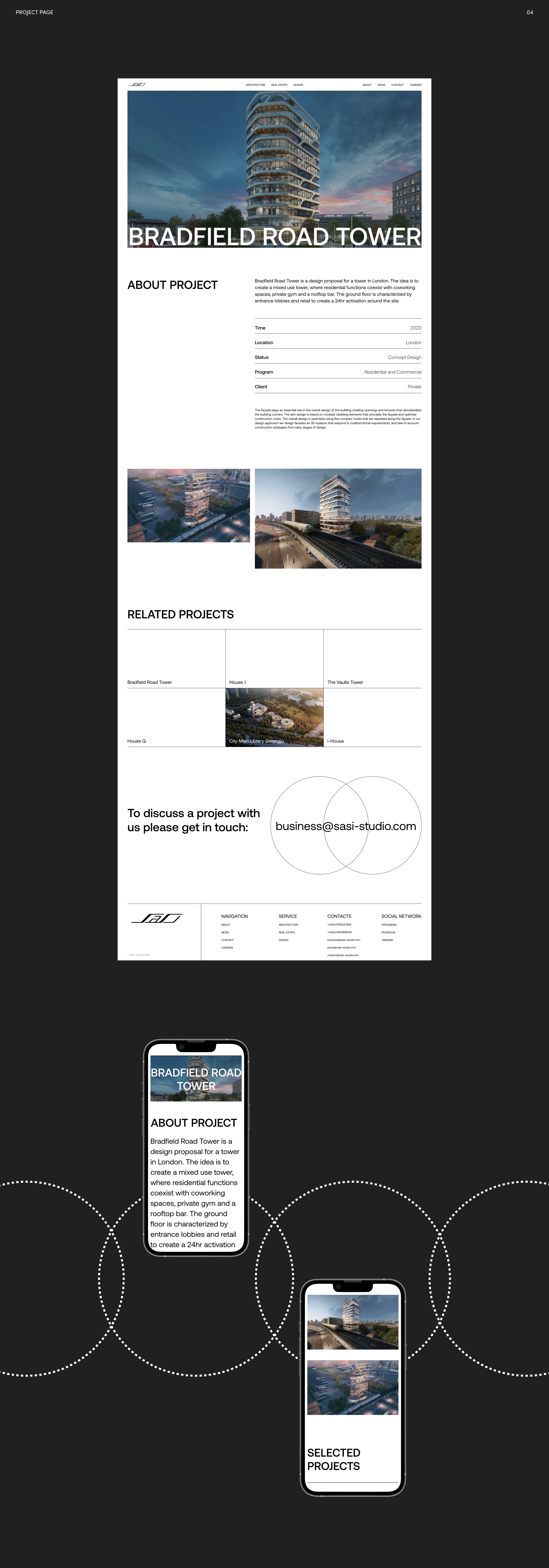 SASI Studio - redesign corporate website — Изображение №5 — Интерфейсы на Dprofile