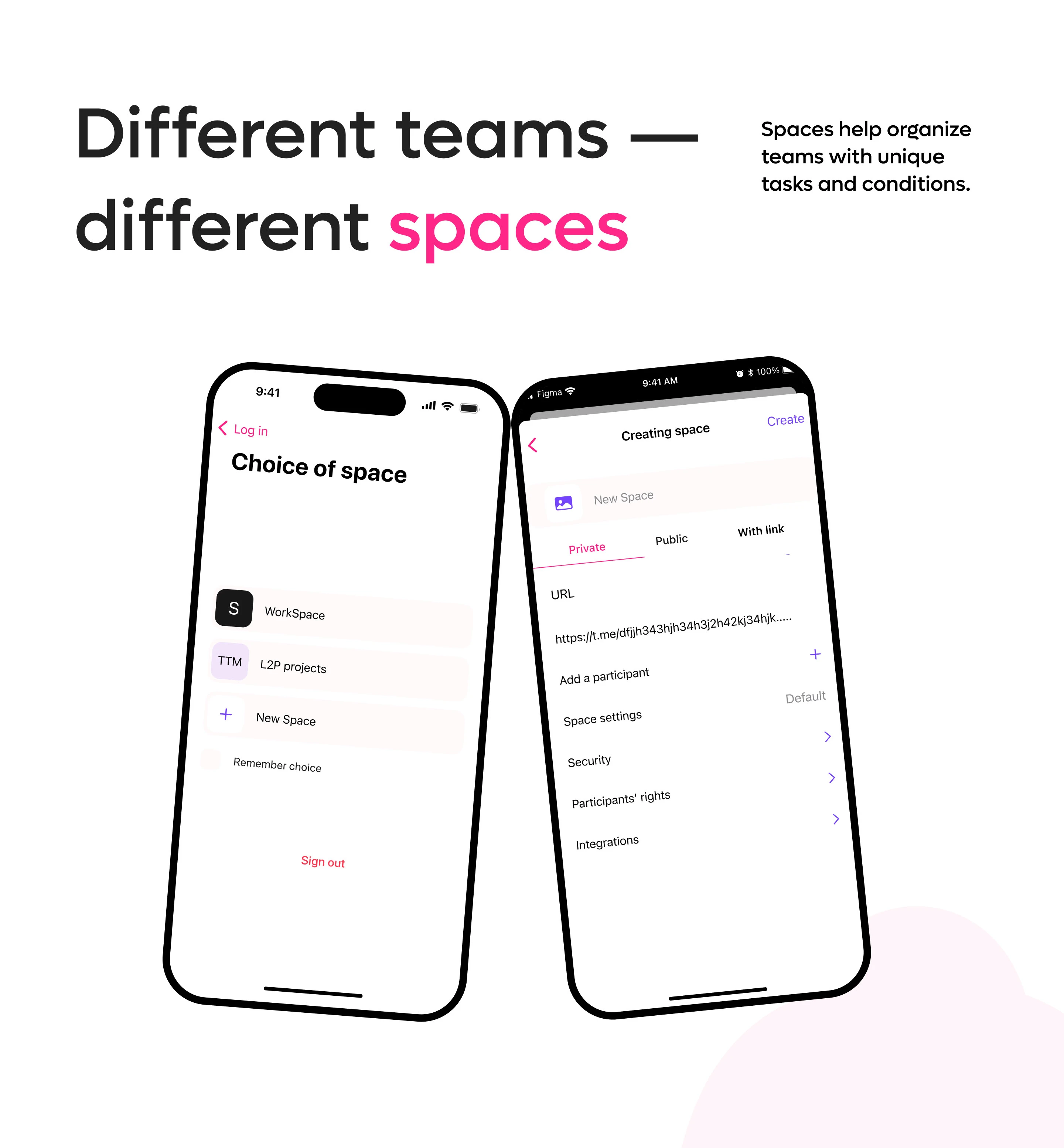 Sink - Корпоративный чат - Mobile - UI/UX Design — Изображение №9 — Интерфейсы на Dprofile
