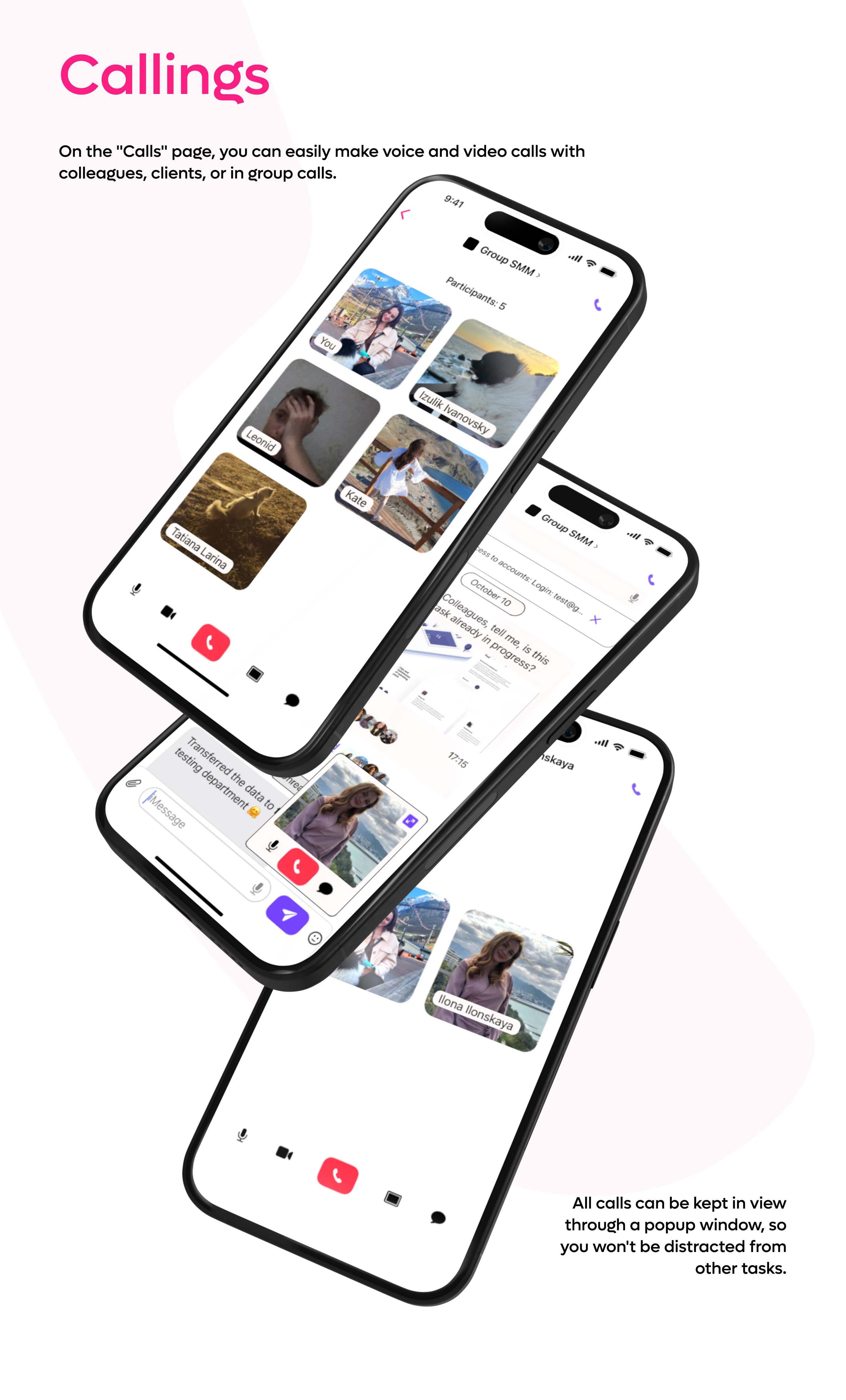 Sink - Корпоративный чат - Mobile - UI/UX Design — Изображение №8 — Интерфейсы на Dprofile