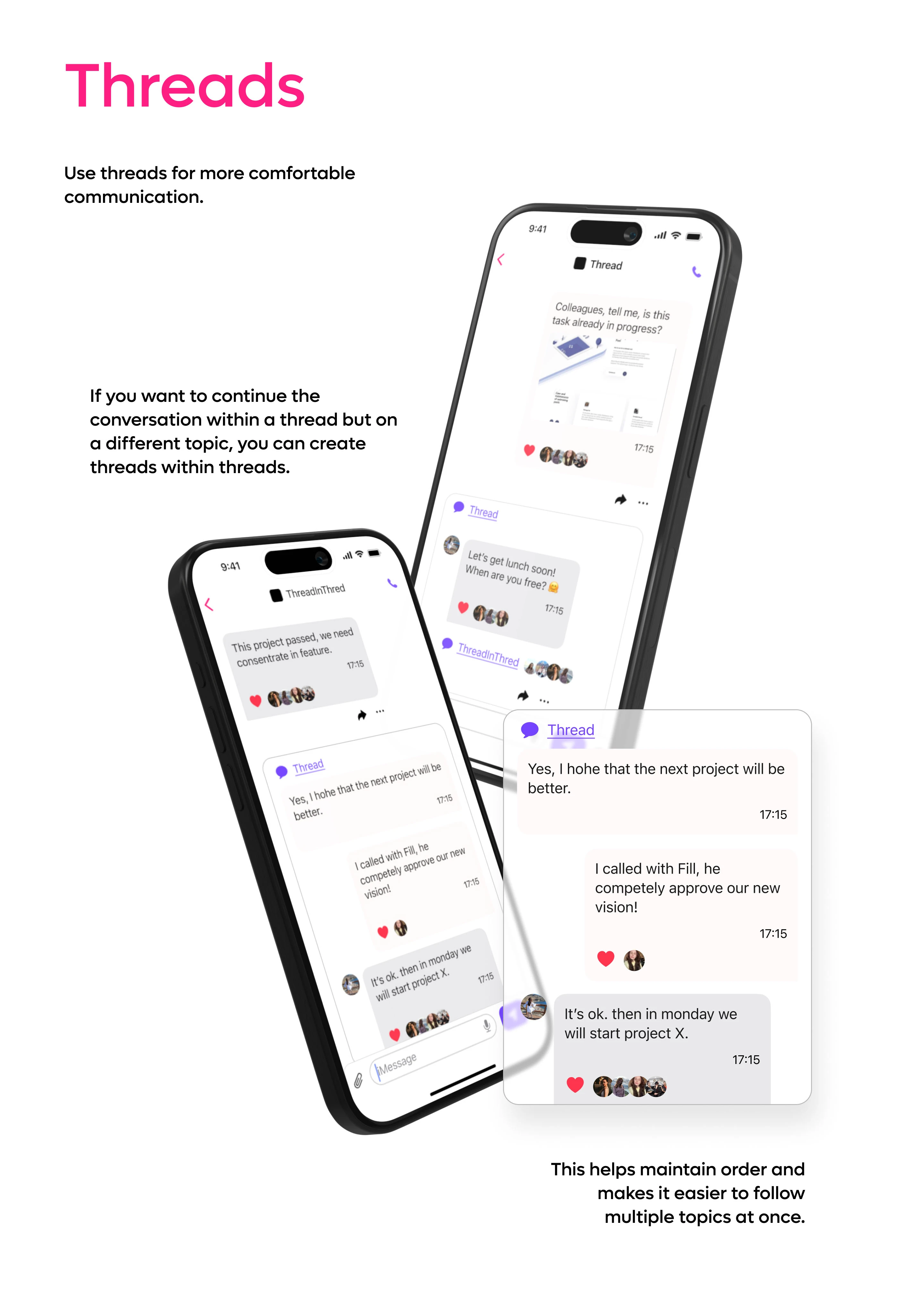 Sink - Корпоративный чат - Mobile - UI/UX Design — Изображение №6 — Интерфейсы на Dprofile