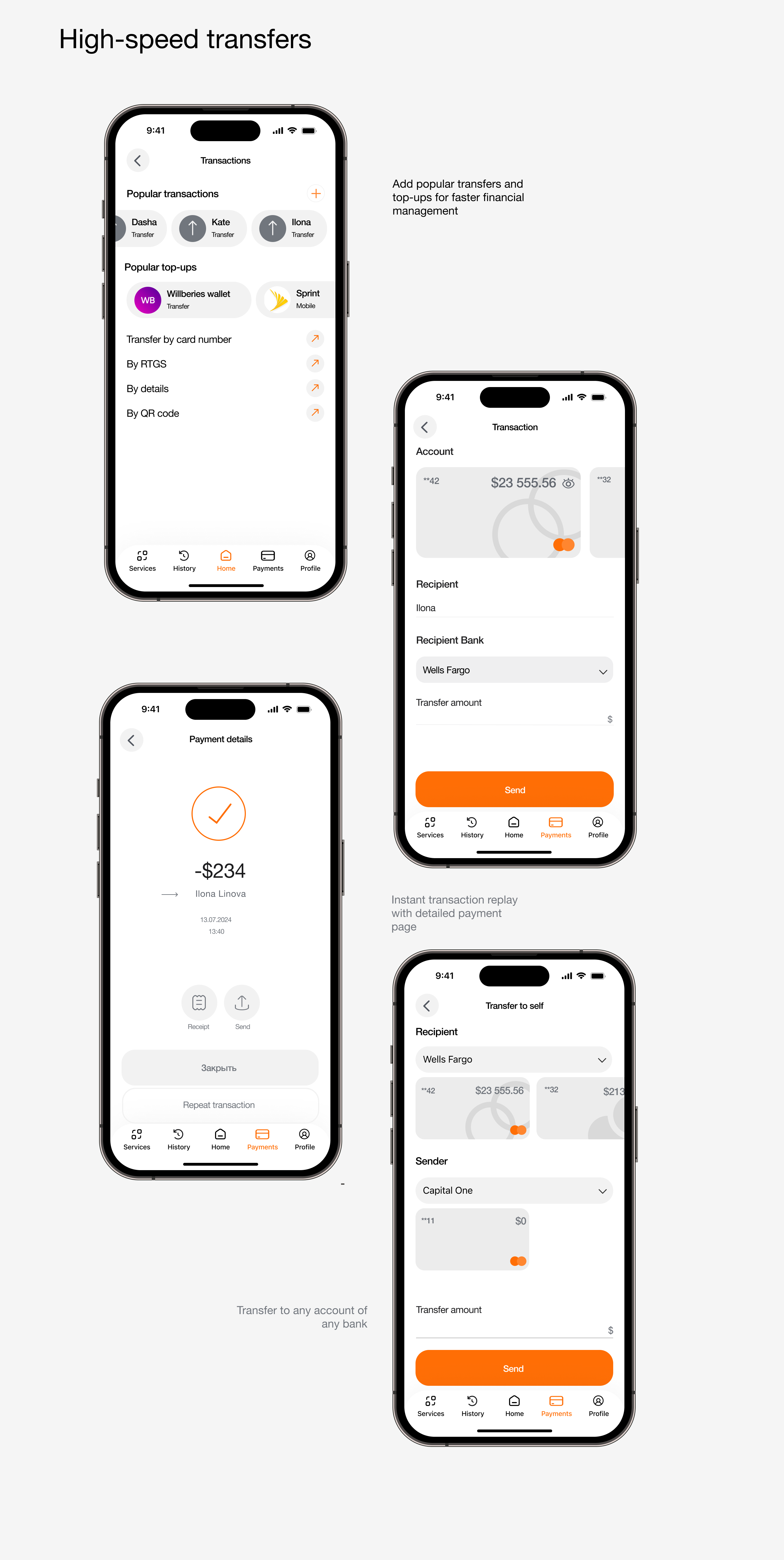 Bank Mobile App - BANKS & UI UX — Изображение №5 — Интерфейсы на Dprofile
