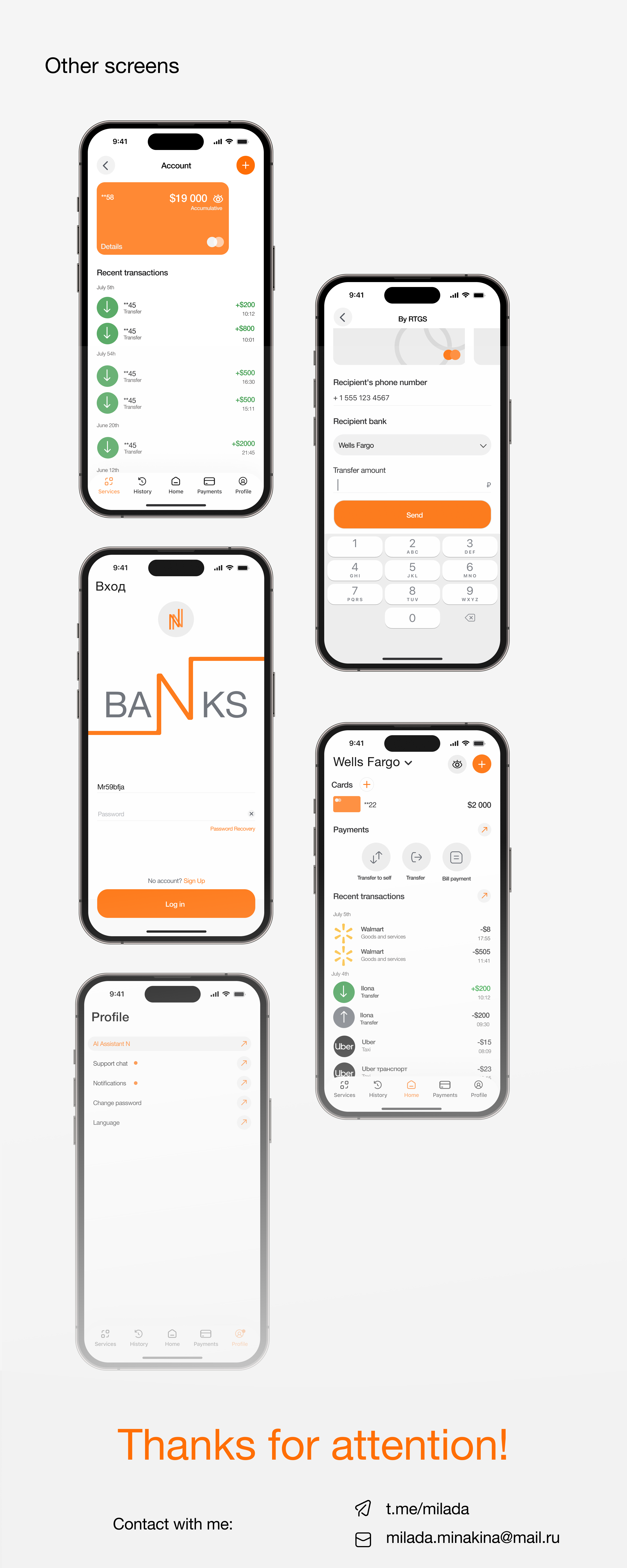 Bank Mobile App - BANKS & UI UX — Изображение №9 — Интерфейсы на Dprofile