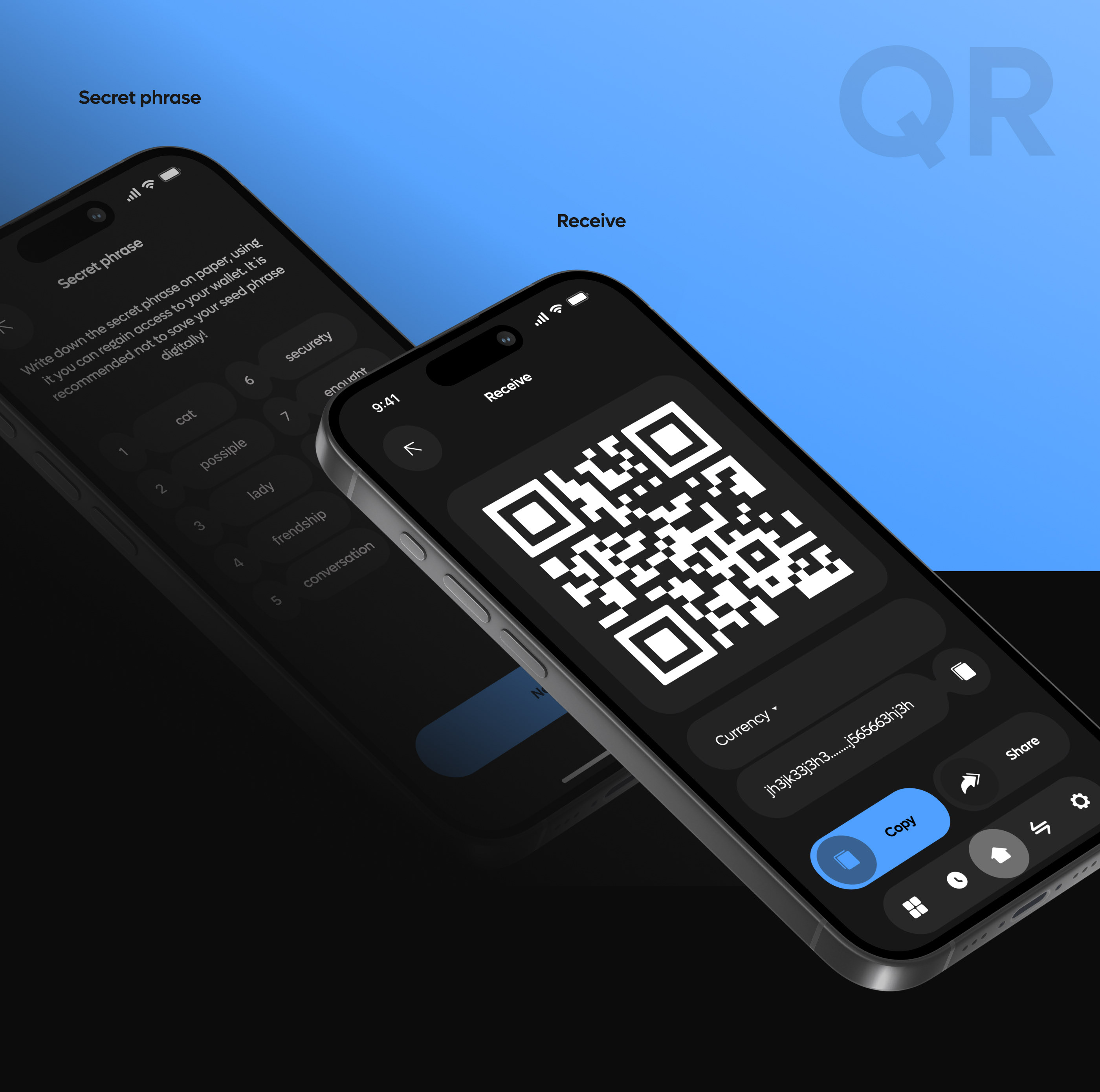 CryptiX - Crypto Wallet Mobile app UI UX design — Изображение №5 — Интерфейсы на Dprofile