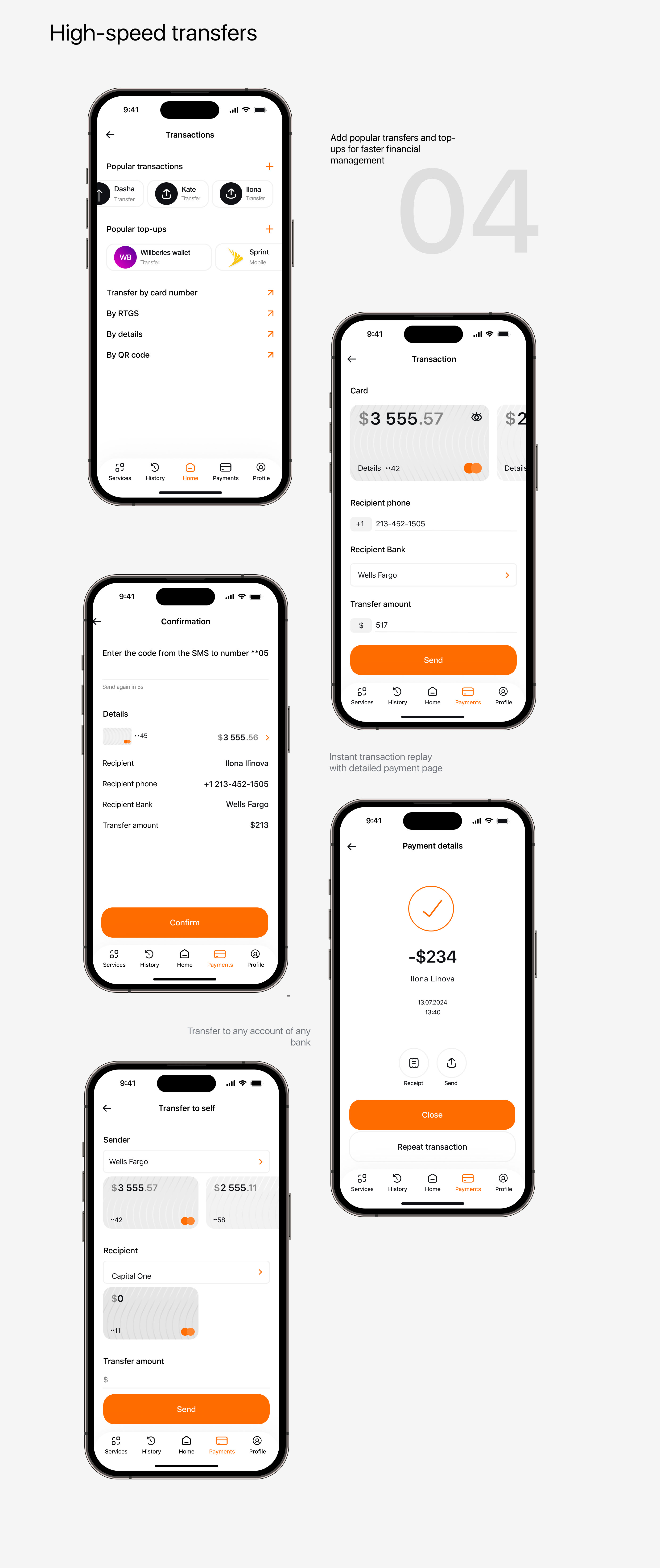 Банковское мобильное приложение - BANKS & UI UX — Изображение №5 — Интерфейсы на Dprofile