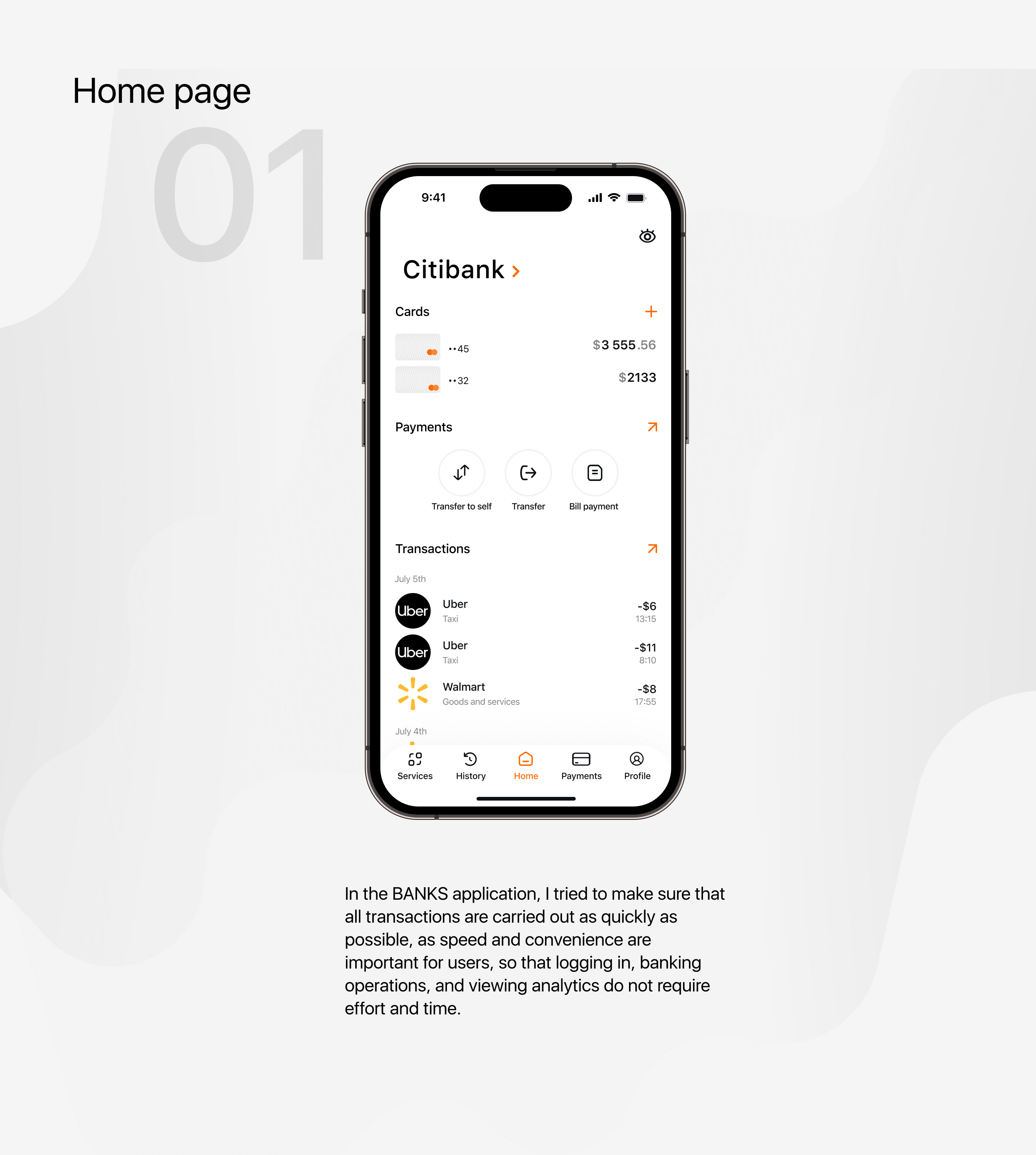 Банковское мобильное приложение - BANKS & UI UX — Изображение №2 — Интерфейсы на Dprofile