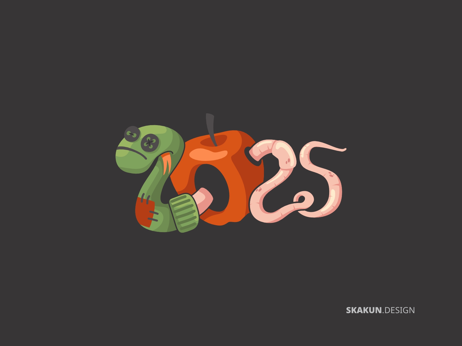 С новым 2025 — Изображение №1 — Брендинг, Иллюстрация на Dprofile