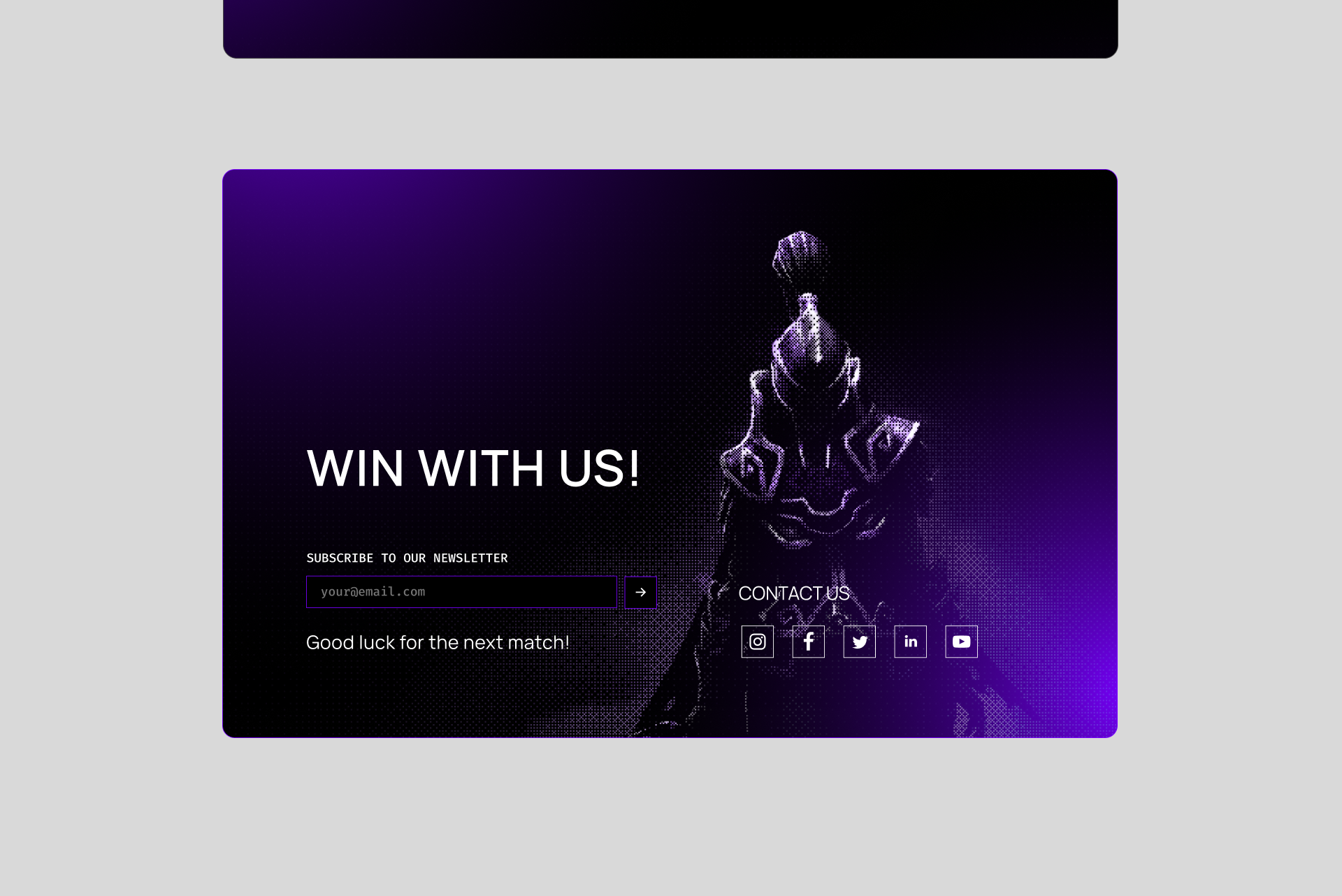 Айдентика для киберспортивной команды | web | ui/ux — Изображение №7 — Интерфейсы, Брендинг на Dprofile