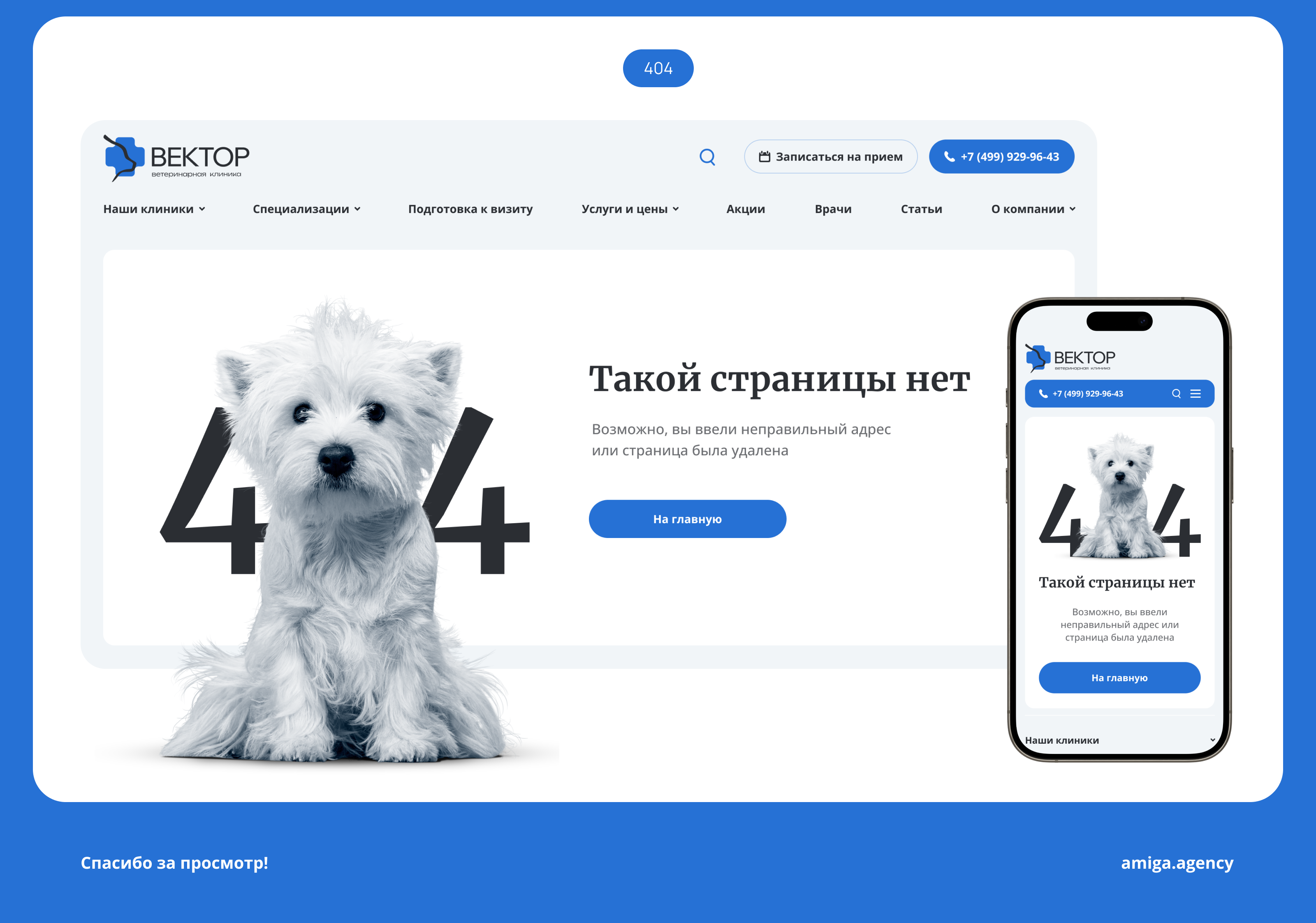 Вектор | Ветеринарная клиника — Изображение №6 — Интерфейсы на Dprofile