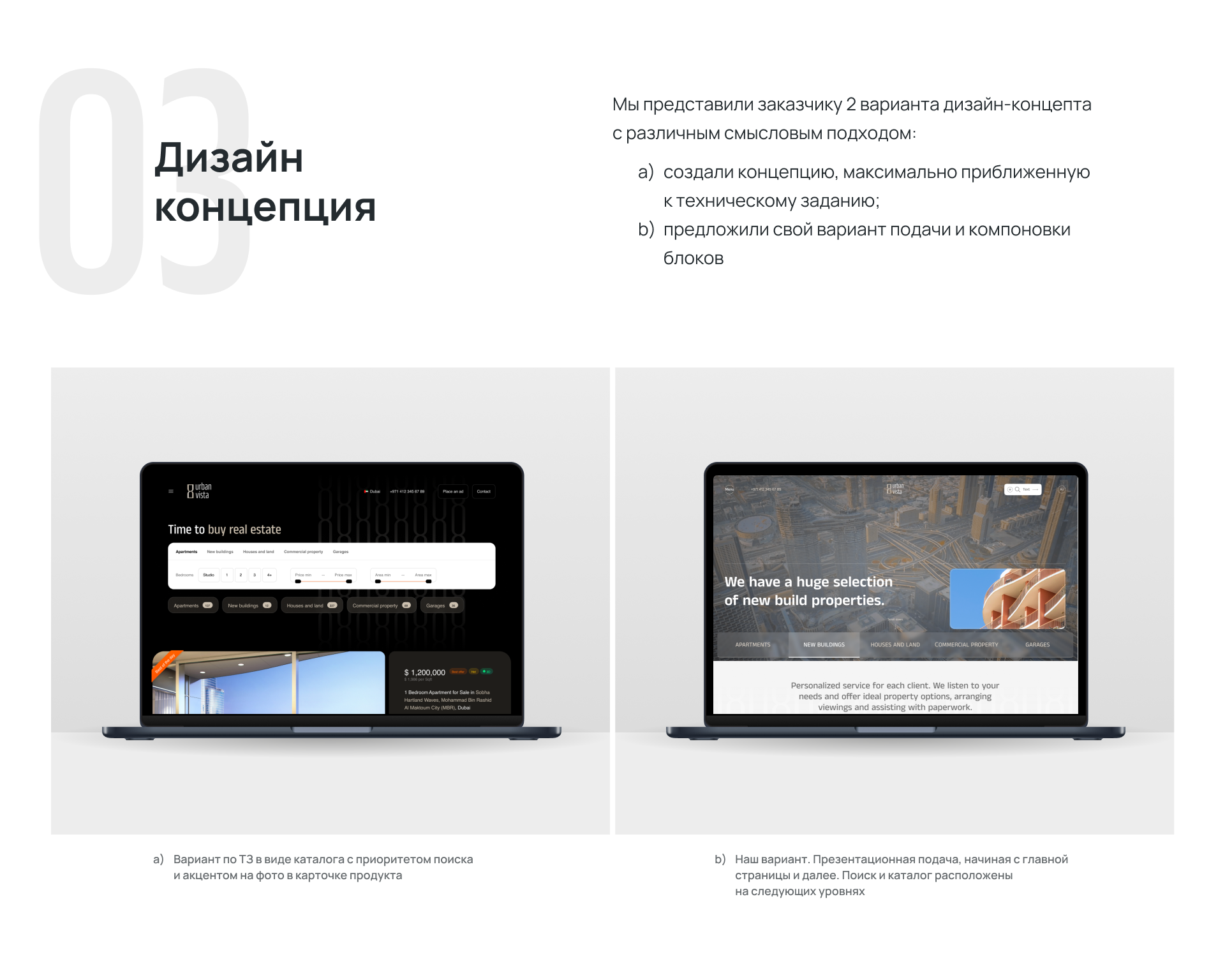 UrbanVista | Real estate | Website — Изображение №6 — Интерфейсы, Брендинг на Dprofile