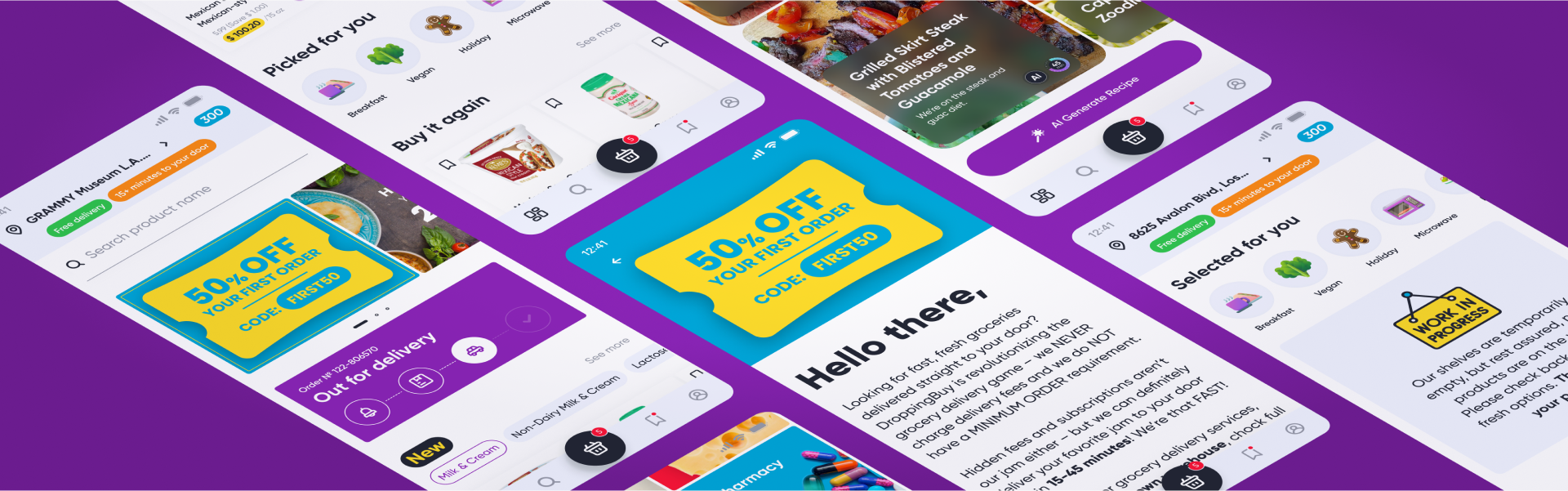 Dropping Buy | Food store — Изображение №7 — Интерфейсы на Dprofile