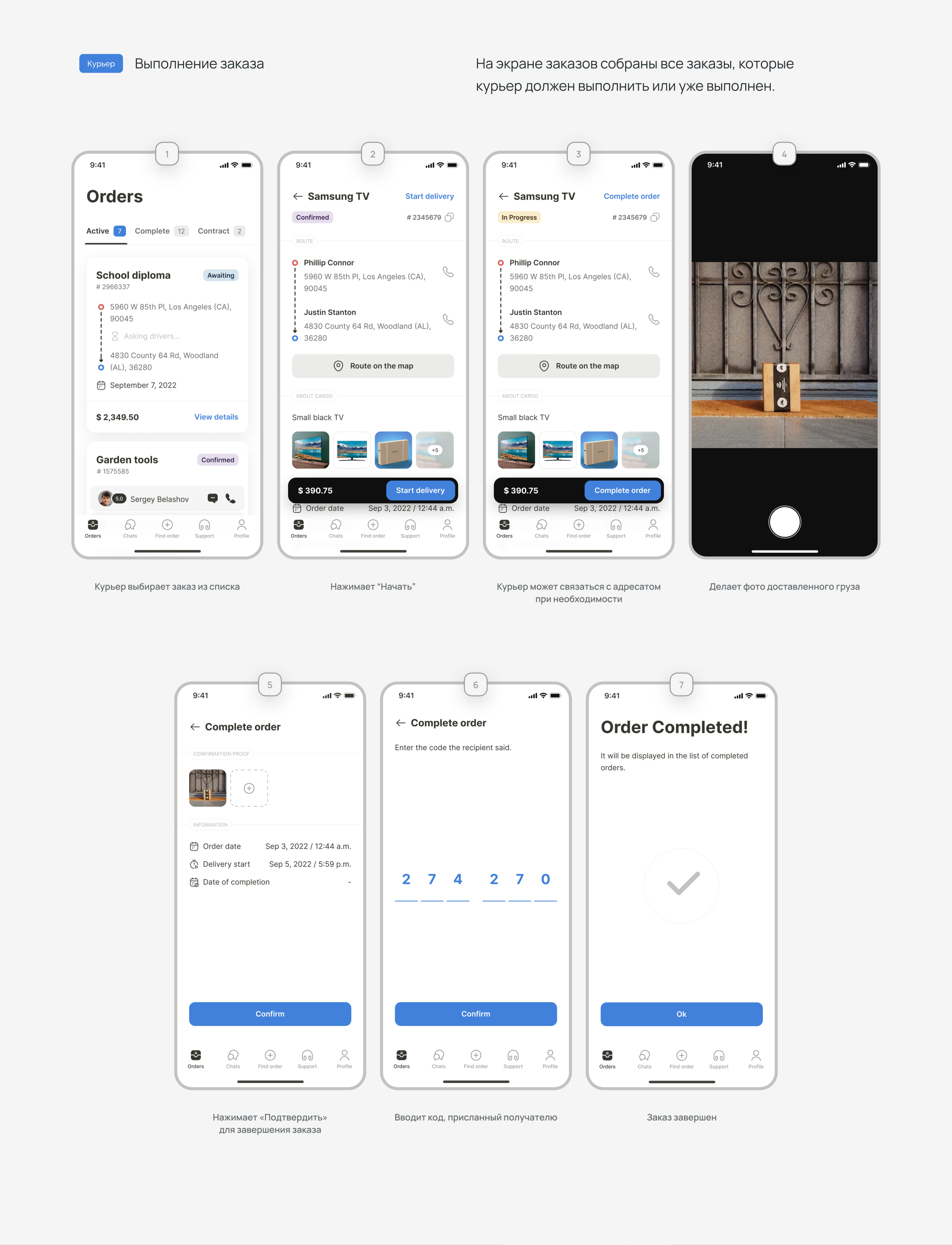 QWQER | Mobile apps for couriers and senders — Изображение №9 — Интерфейсы на Dprofile