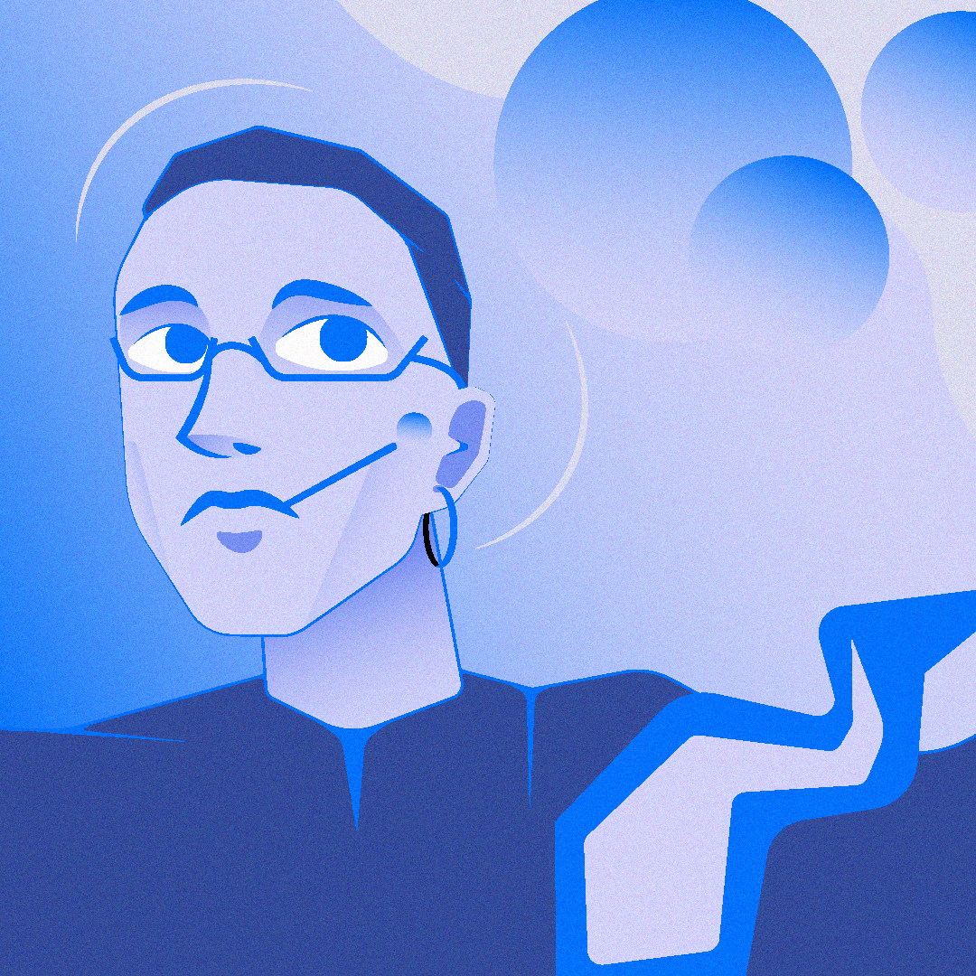 BWB - BlueWhiteBlack — Изображение №1 — Иллюстрация на Dprofile