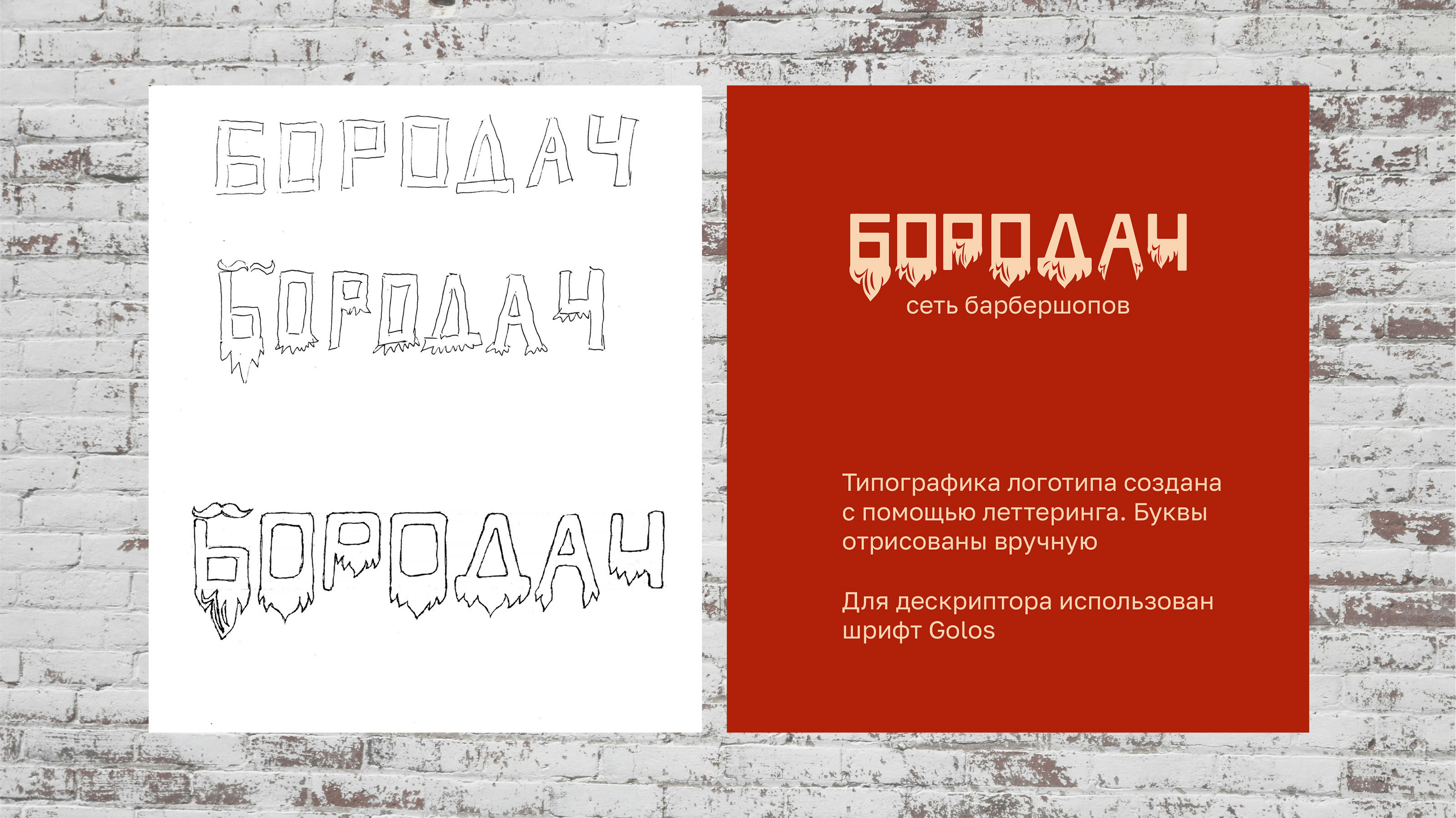 Бородач сеть барбершопов — Изображение №4 — Брендинг на Dprofile