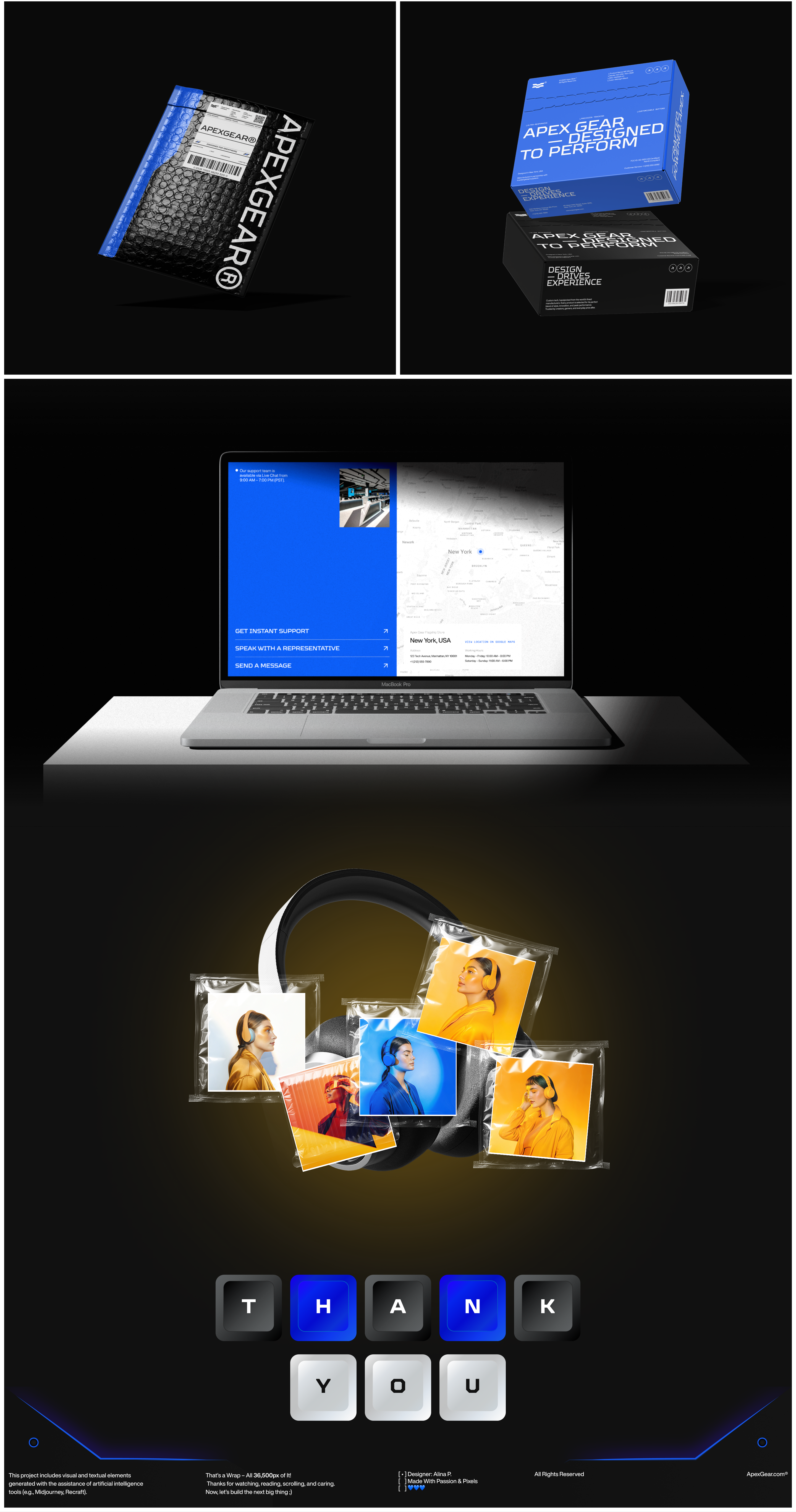 E-Commerce UI/UX for ApexGear Tech Store — Изображение №11 — Интерфейсы, Брендинг на Dprofile