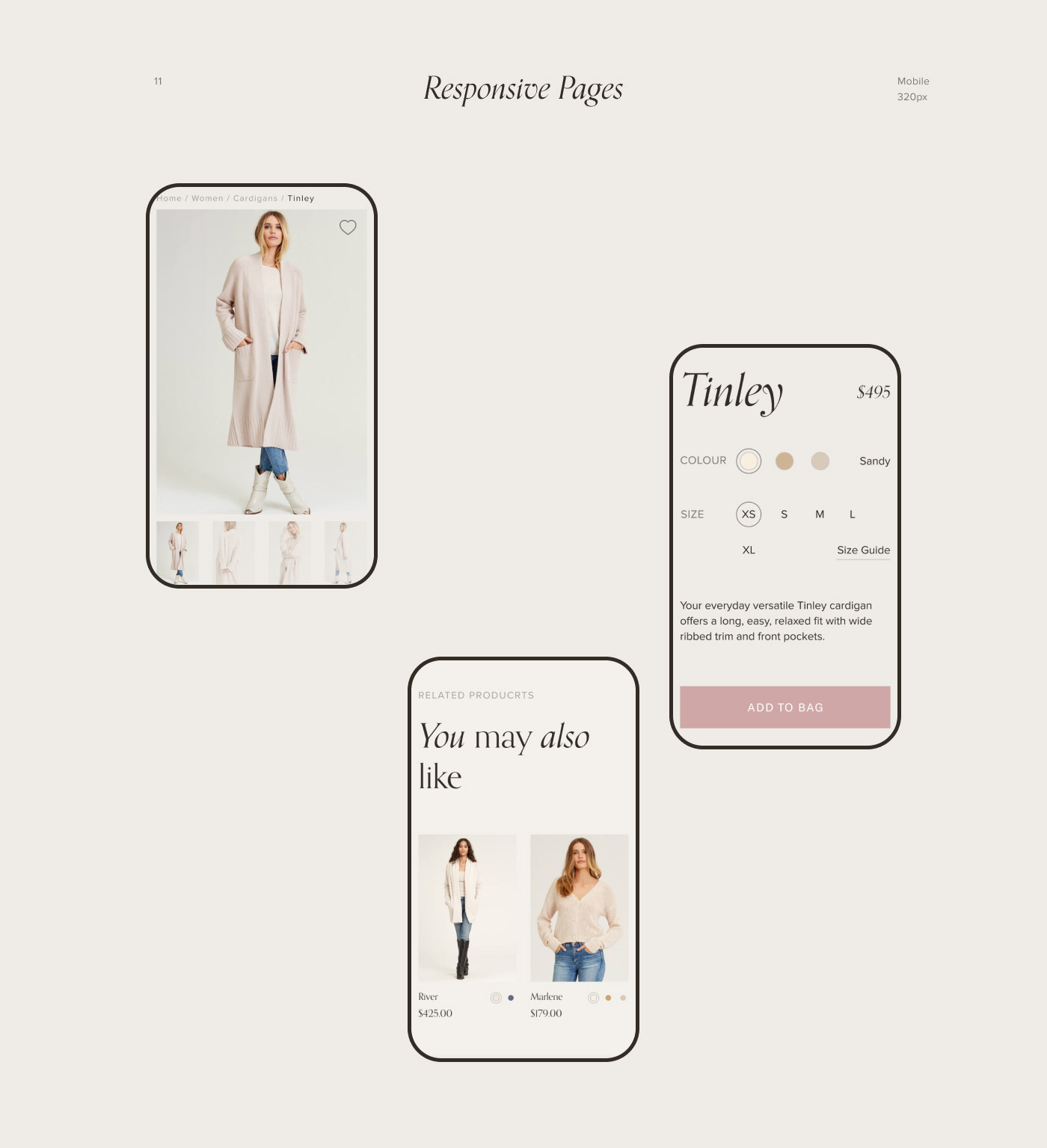 Nacked Cashmere E-Store Redesign Concept — Изображение №15 — Интерфейсы на Dprofile