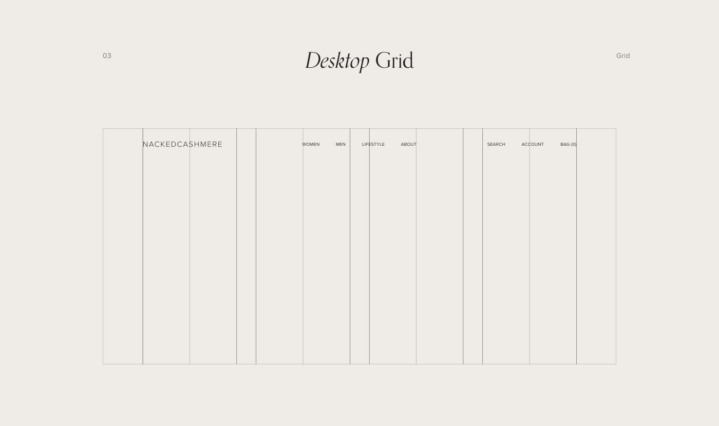 Nacked Cashmere E-Store Redesign Concept — Изображение №5 — Интерфейсы на Dprofile