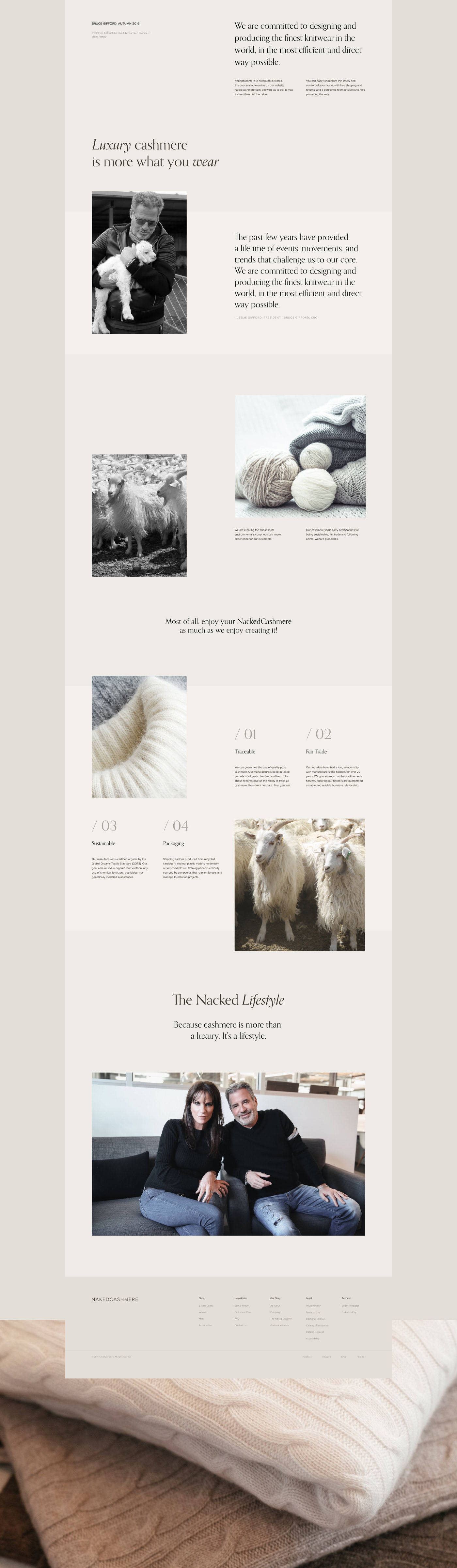 Nacked Cashmere E-Store Redesign Concept — Изображение №19 — Интерфейсы на Dprofile