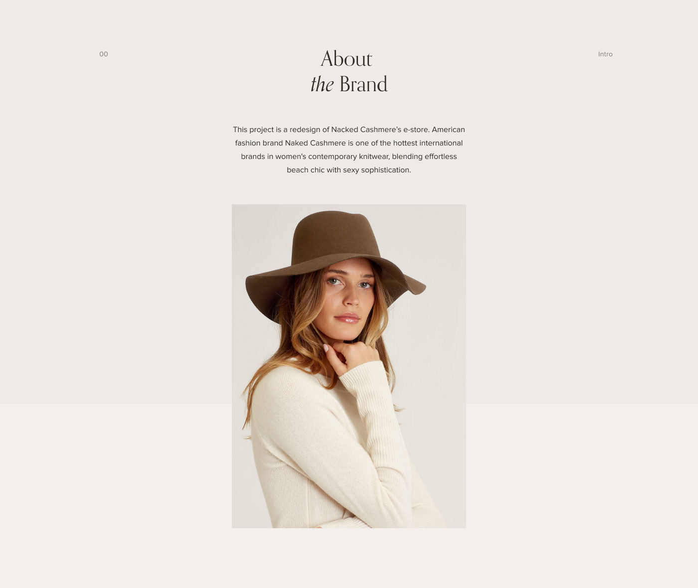 Nacked Cashmere E-Store Redesign Concept — Изображение №1 — Интерфейсы на Dprofile