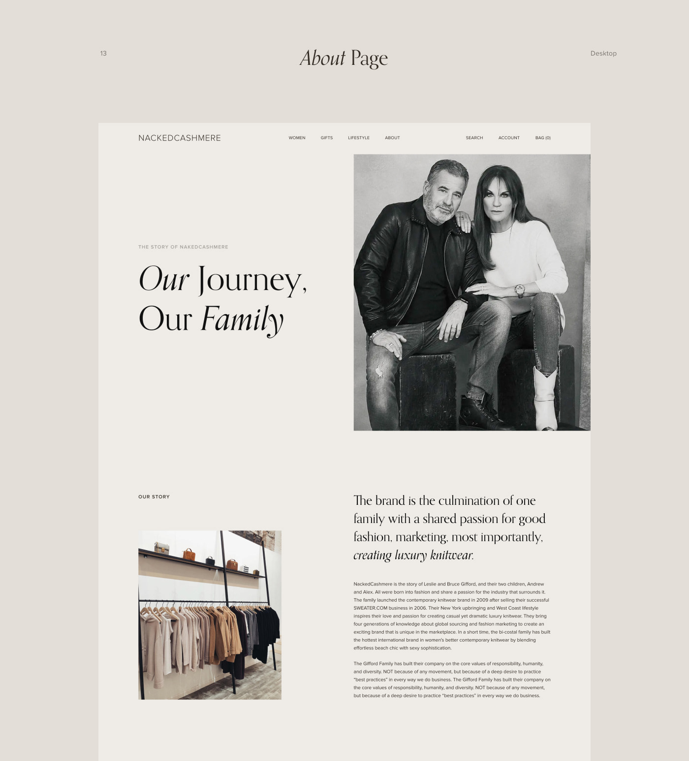 Nacked Cashmere E-Store Redesign Concept — Изображение №18 — Интерфейсы на Dprofile