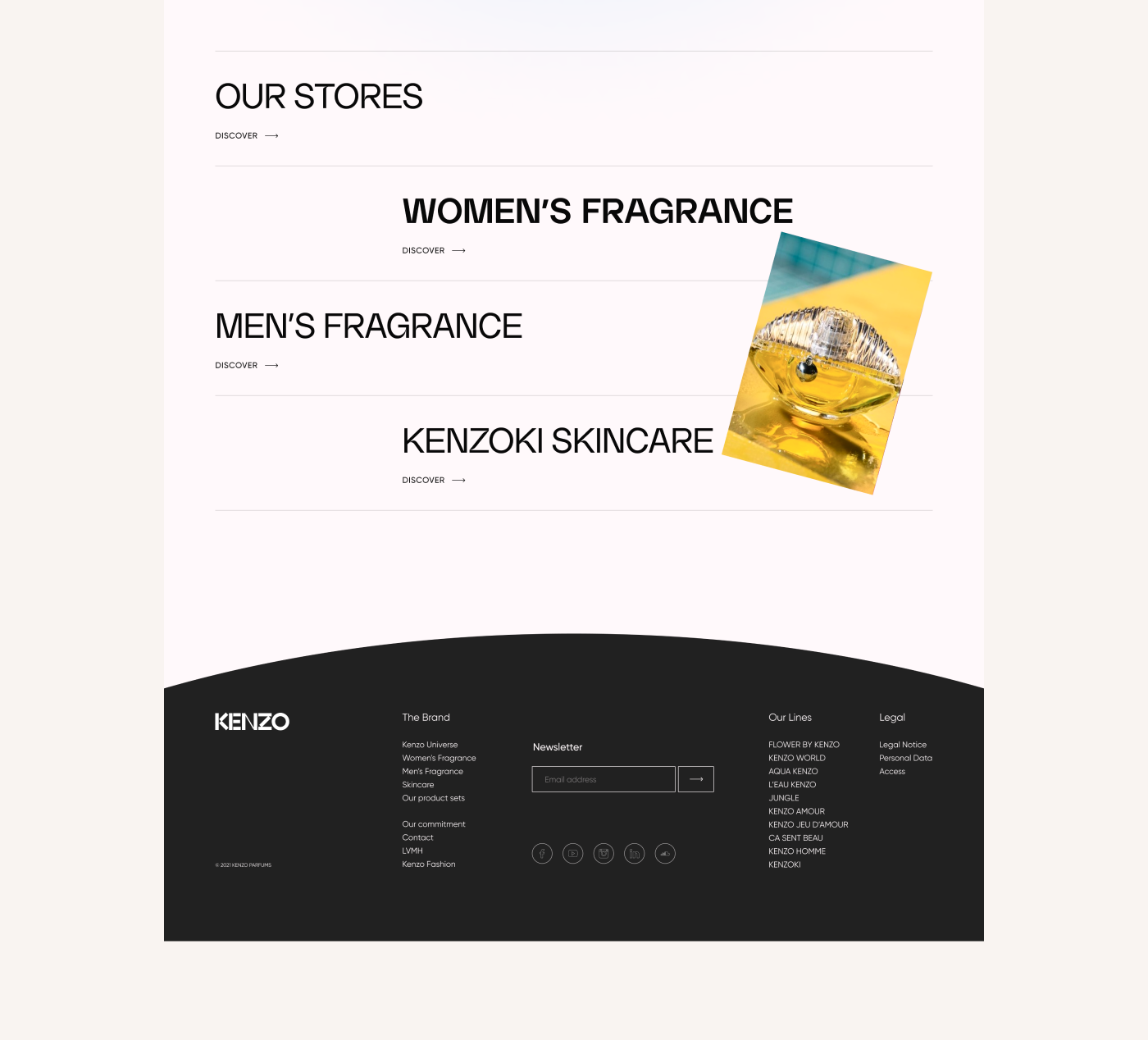 Kenzo Parfums Website Redesign Concept — Изображение №40 — Интерфейсы на Dprofile
