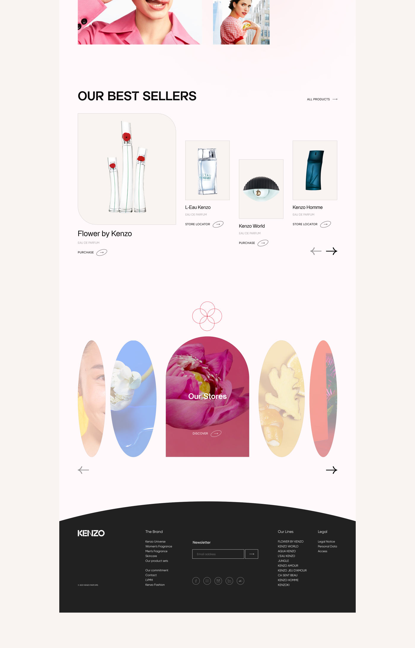 Kenzo Parfums Website Redesign Concept — Изображение №16 — Интерфейсы на Dprofile