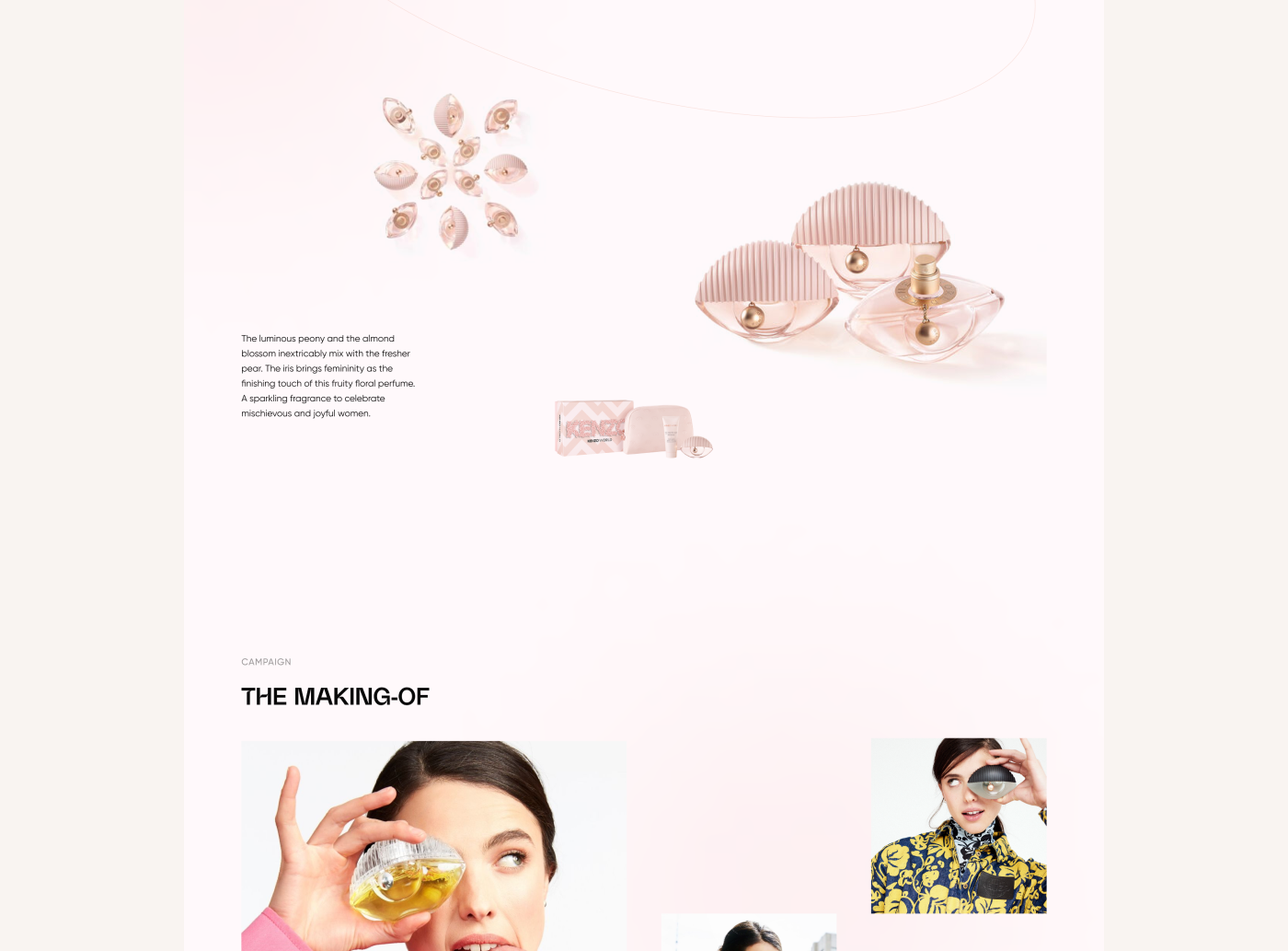 Kenzo Parfums Website Redesign Concept — Изображение №15 — Интерфейсы на Dprofile