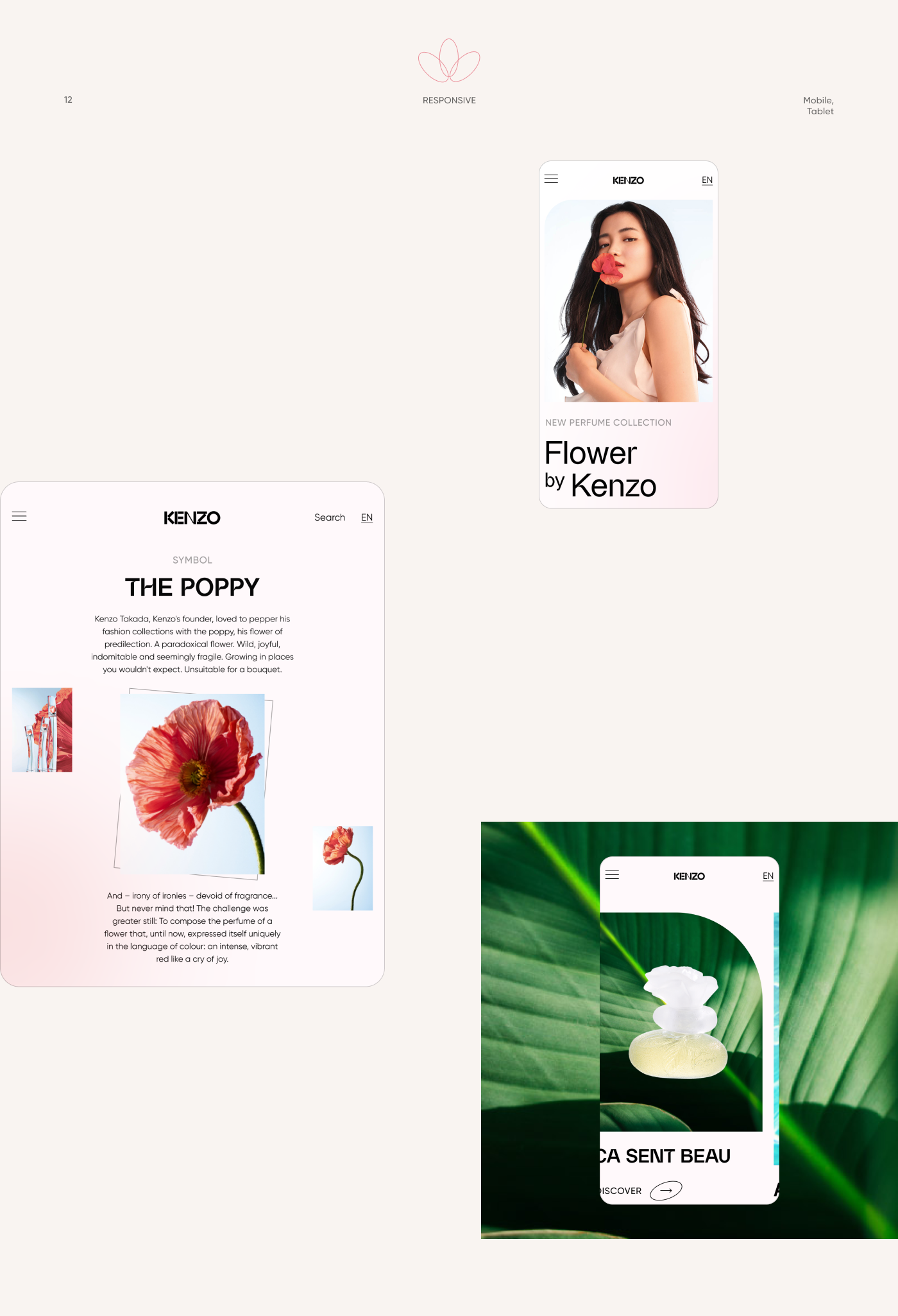 Kenzo Parfums Website Redesign Concept — Изображение №35 — Интерфейсы на Dprofile