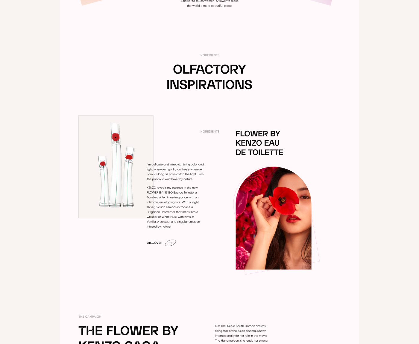 Kenzo Parfums Website Redesign Concept — Изображение №25 — Интерфейсы на Dprofile