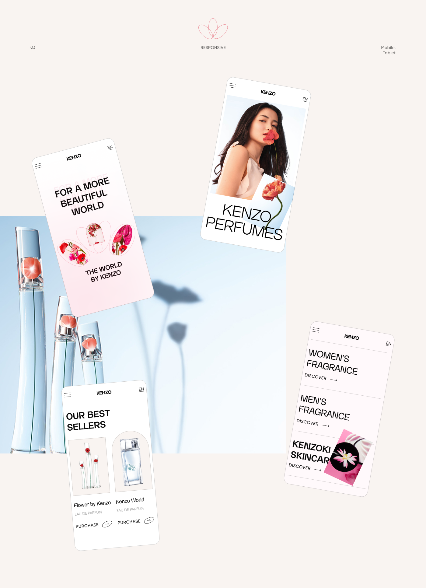 Kenzo Parfums Website Redesign Concept — Изображение №8 — Интерфейсы на Dprofile