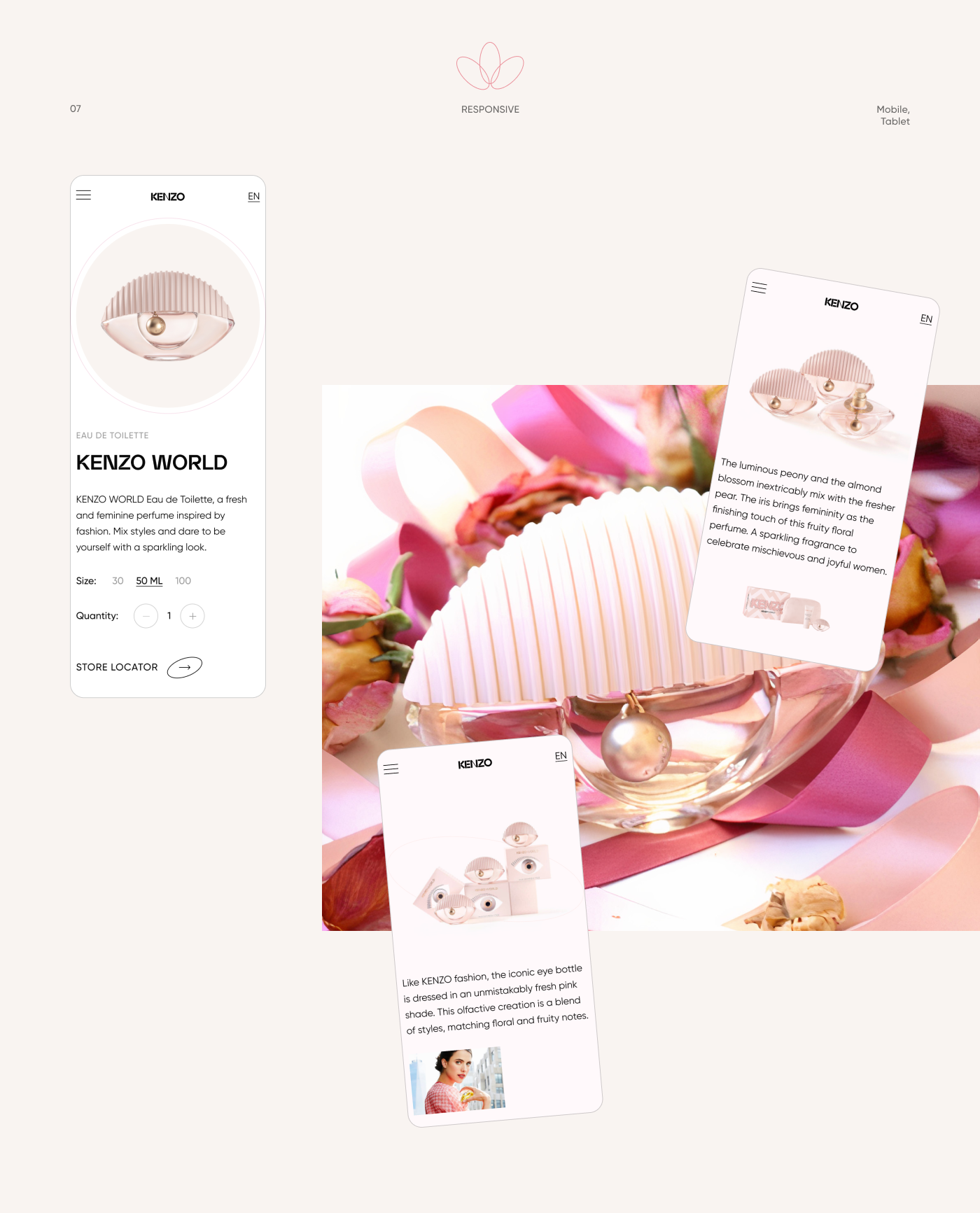 Kenzo Parfums Website Redesign Concept — Изображение №17 — Интерфейсы на Dprofile