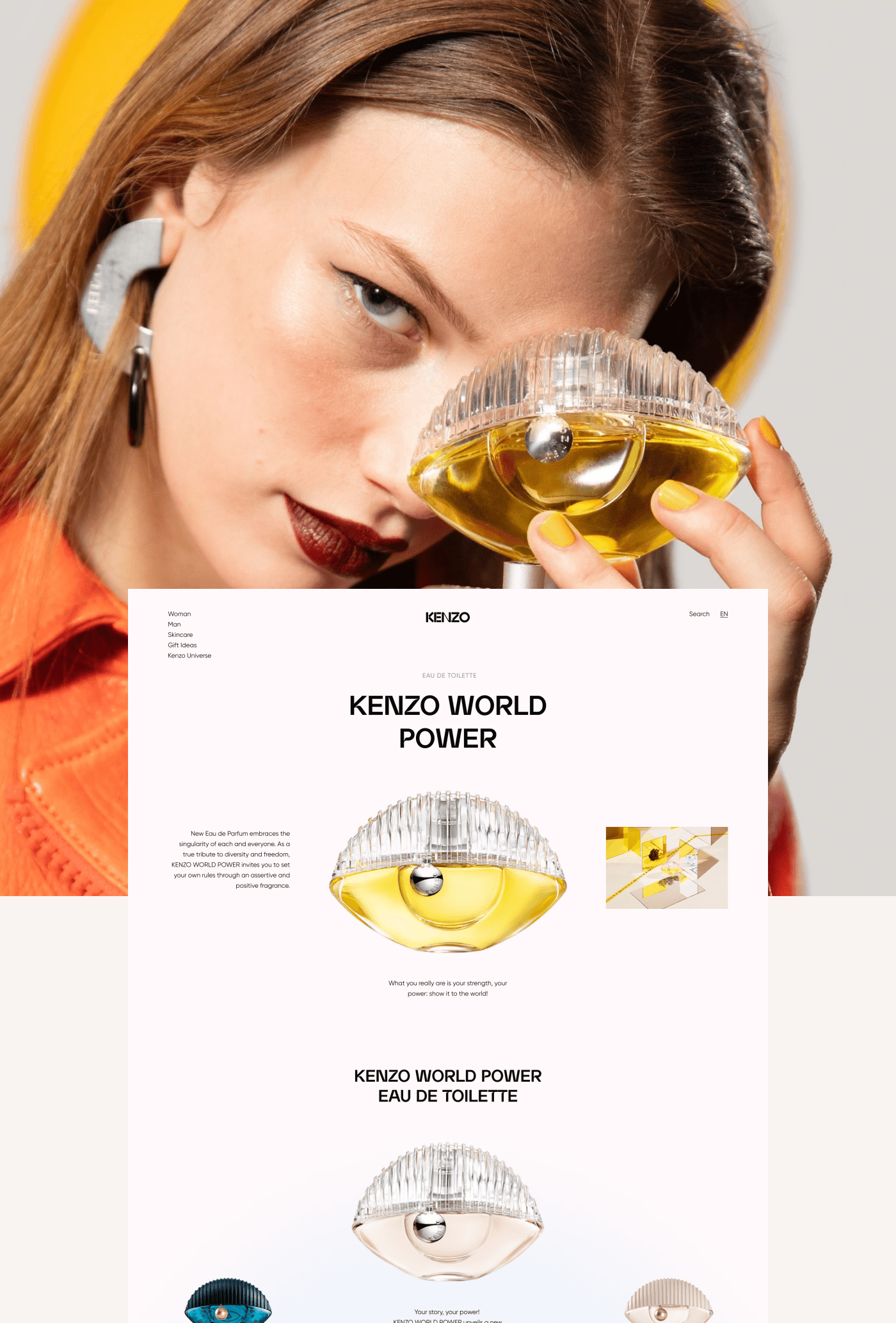 Kenzo Parfums Website Redesign Concept — Изображение №38 — Интерфейсы на Dprofile