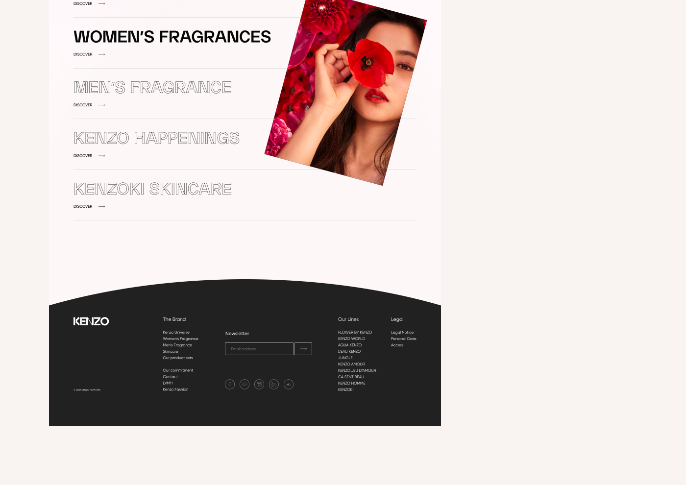 Kenzo Parfums Website Redesign Concept — Изображение №22 — Интерфейсы на Dprofile