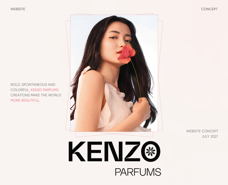 Kenzo Parfums Website Redesign Concept — Интерфейсы на Dprofile