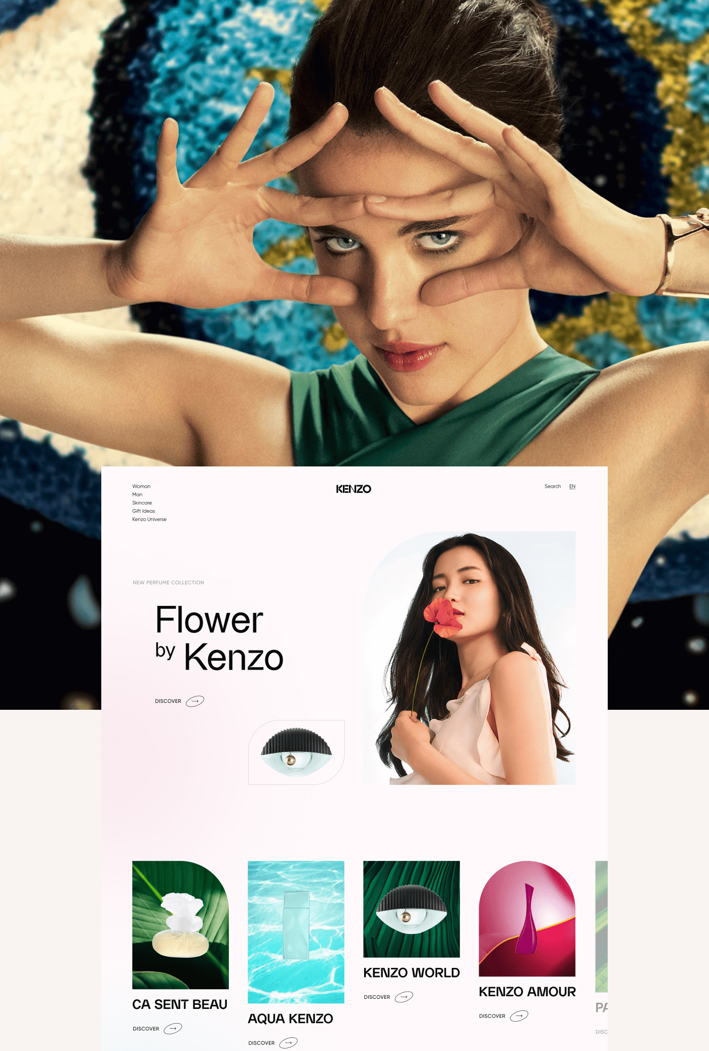 Kenzo Parfums Website Redesign Concept — Изображение №30 — Интерфейсы на Dprofile
