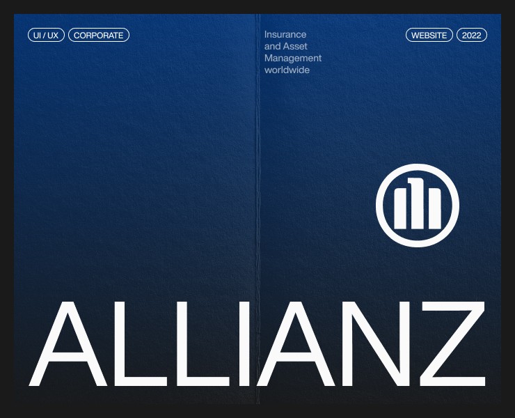 Allianz — Corporate Website Redesign — Интерфейсы, Брендинг на Dprofile