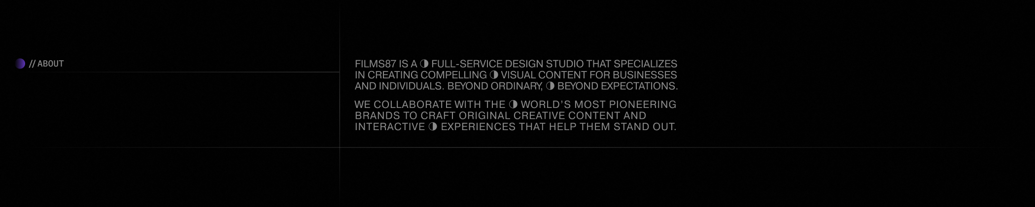 Design Studio — Films87 — Изображение №2 — Интерфейсы, Брендинг на Dprofile