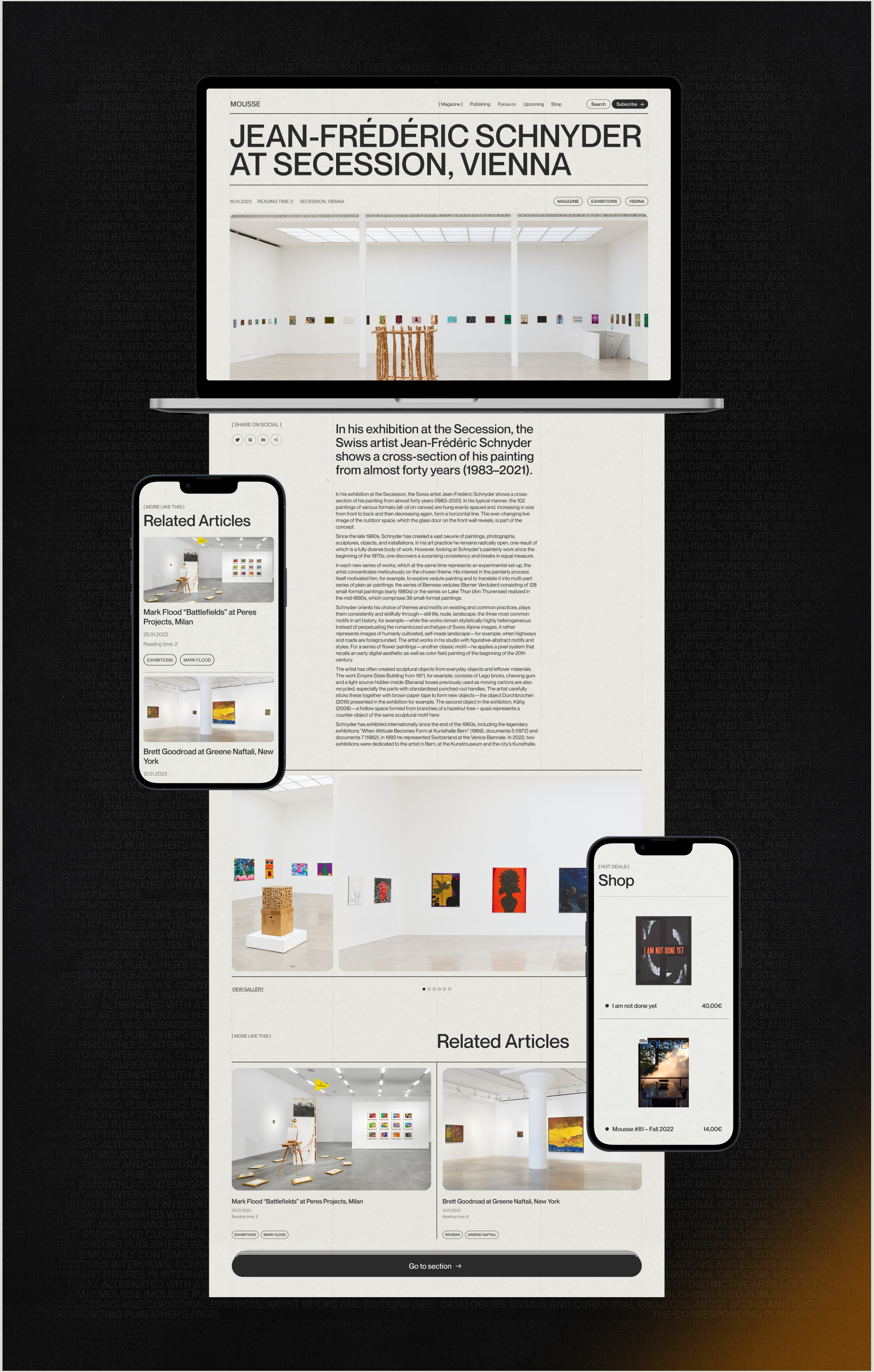 Art Magazine — Website Redesign — Изображение №10 — Интерфейсы, Брендинг на Dprofile