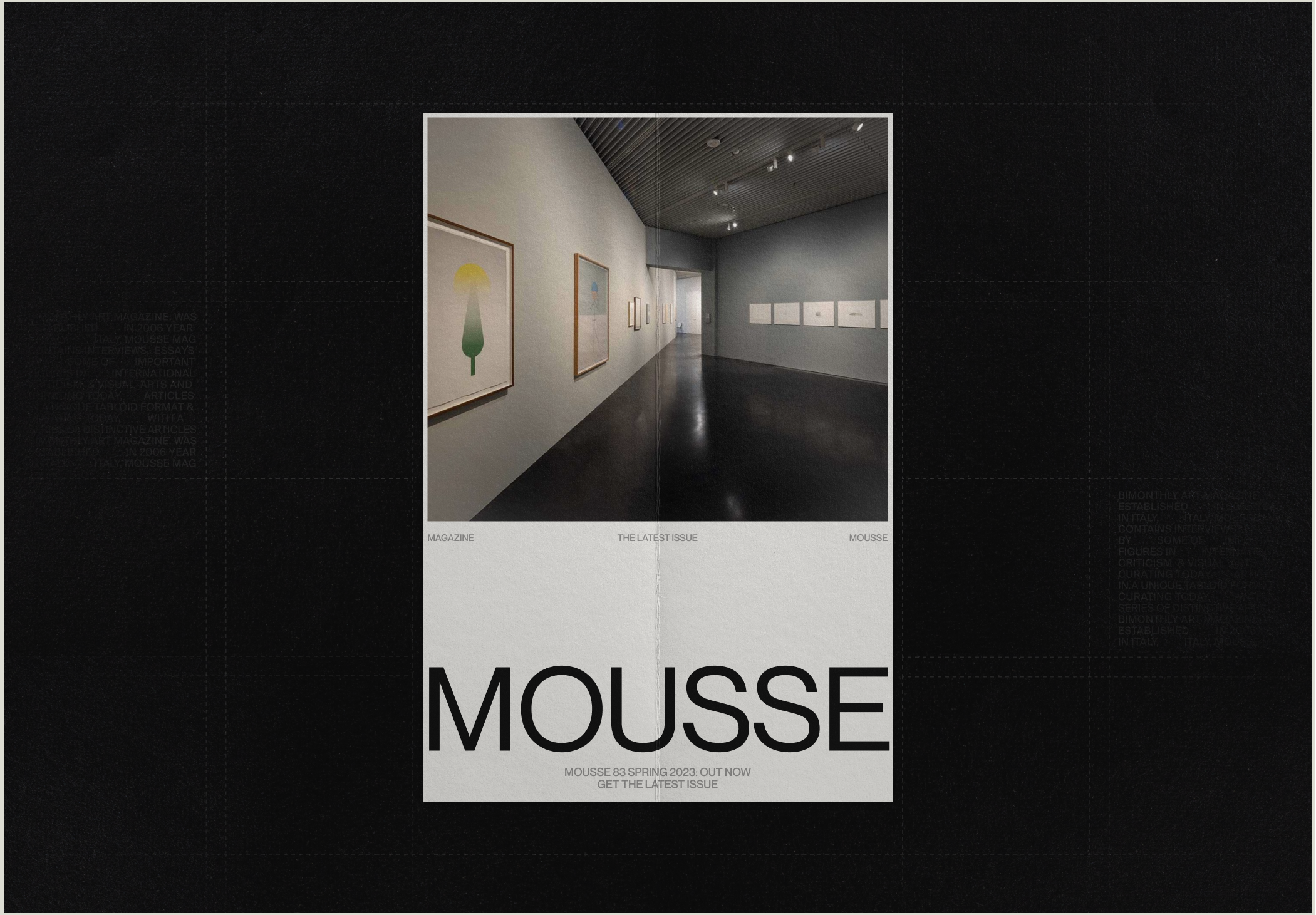 Art Magazine — Website Redesign — Изображение №13 — Интерфейсы, Брендинг на Dprofile