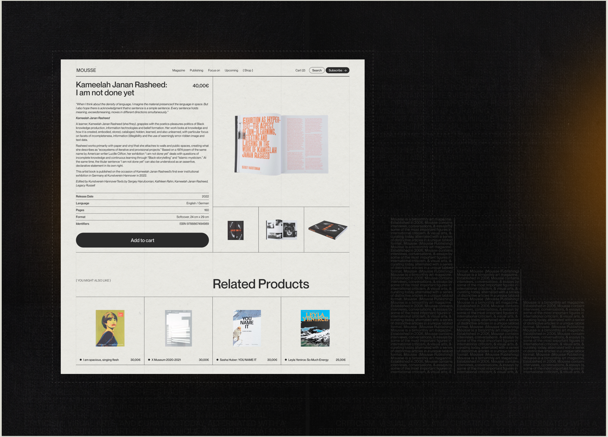 Art Magazine — Website Redesign — Изображение №15 — Интерфейсы, Брендинг на Dprofile