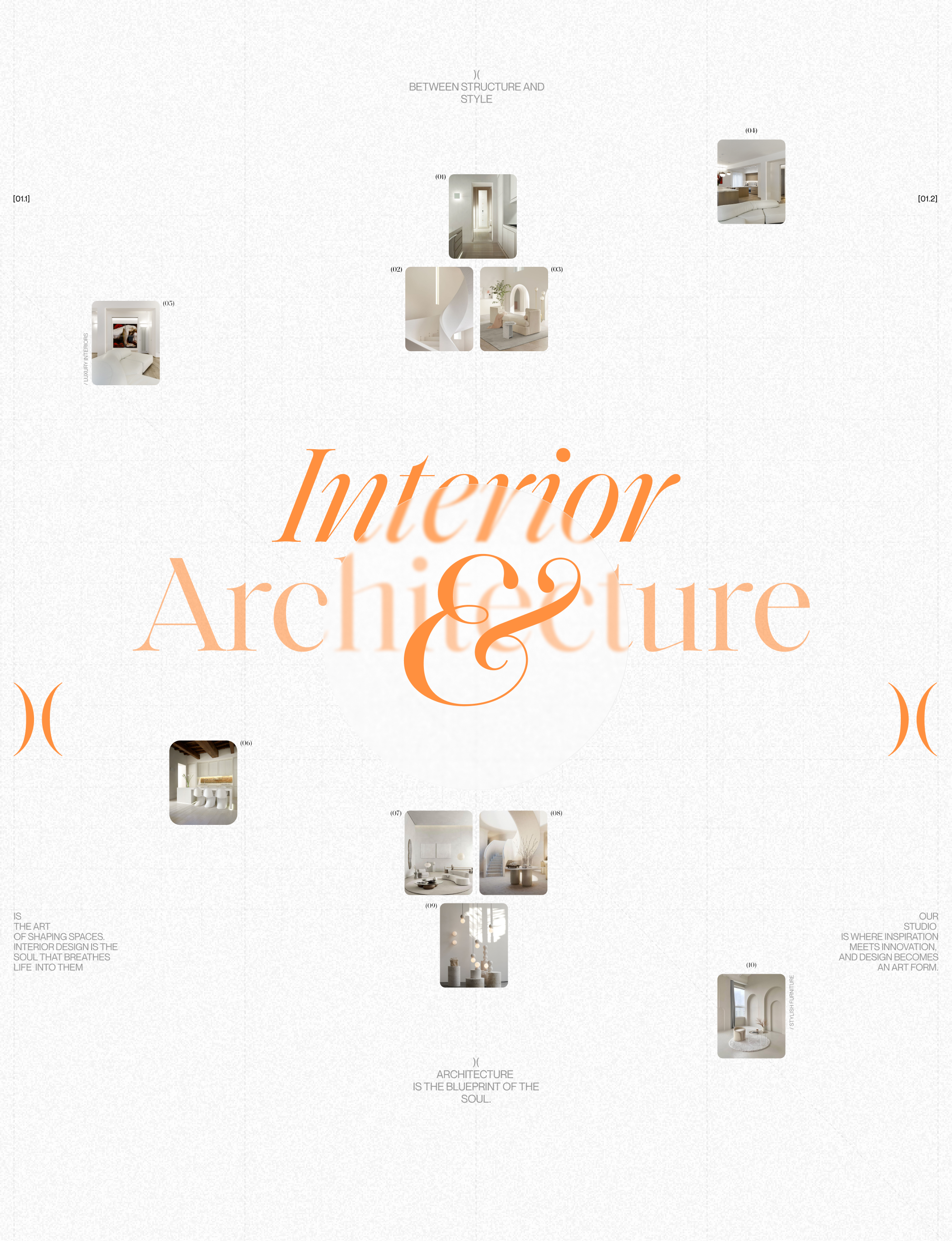 Architecture & Interior Design Studio Website Redesign — Изображение №5 — Интерфейсы, Брендинг на Dprofile