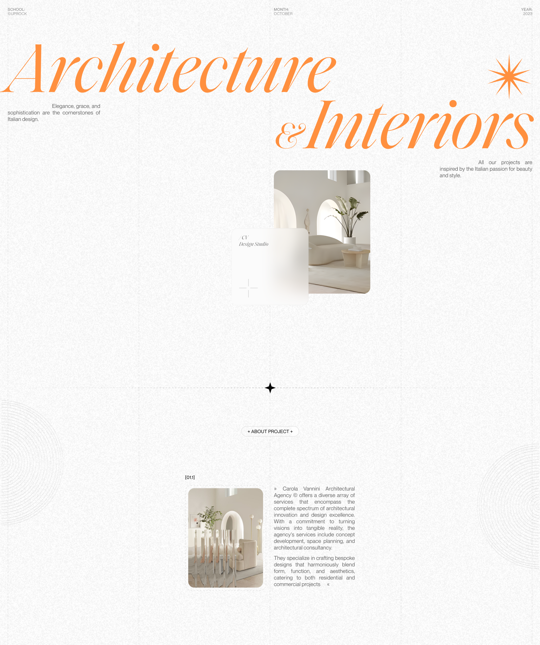 Architecture & Interior Design Studio Website Redesign — Изображение №1 — Интерфейсы, Брендинг на Dprofile