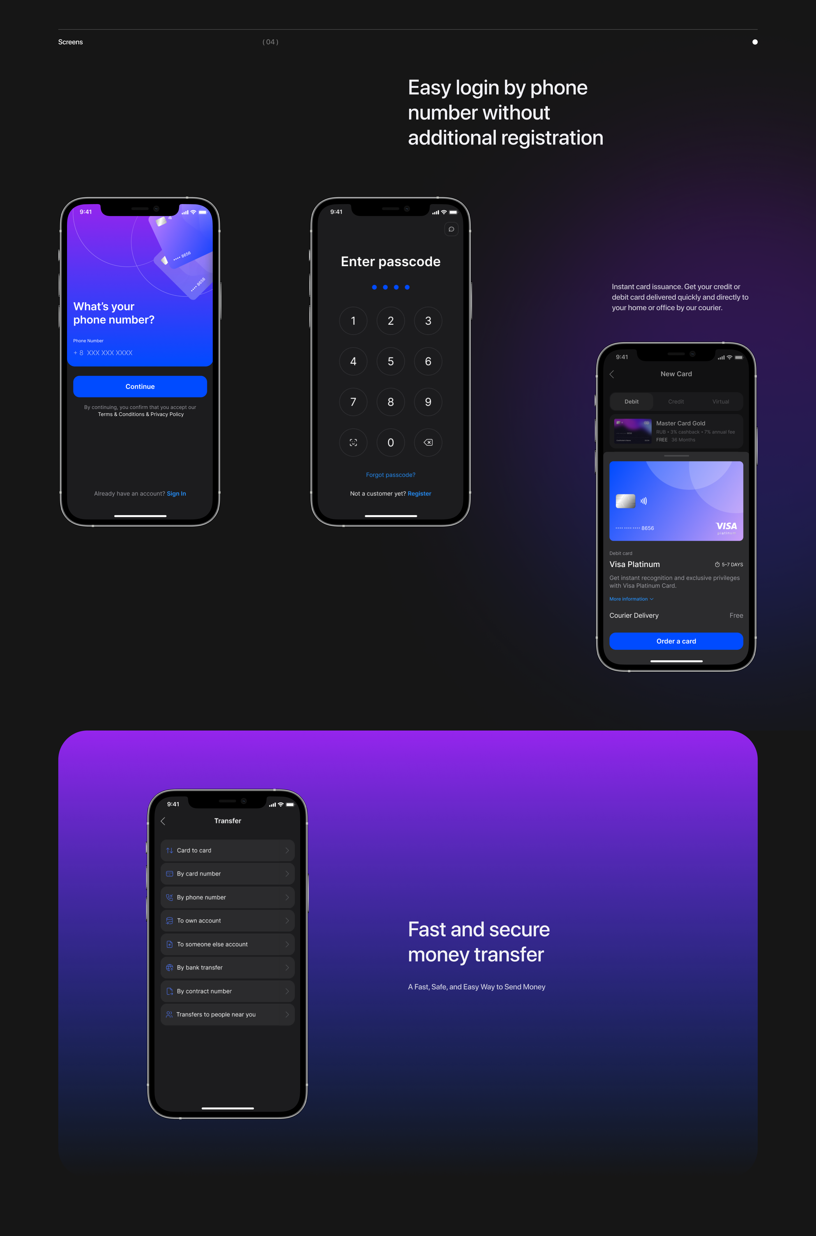 Liberty Bank — Online Banking App — Изображение №4 — Интерфейсы на Dprofile