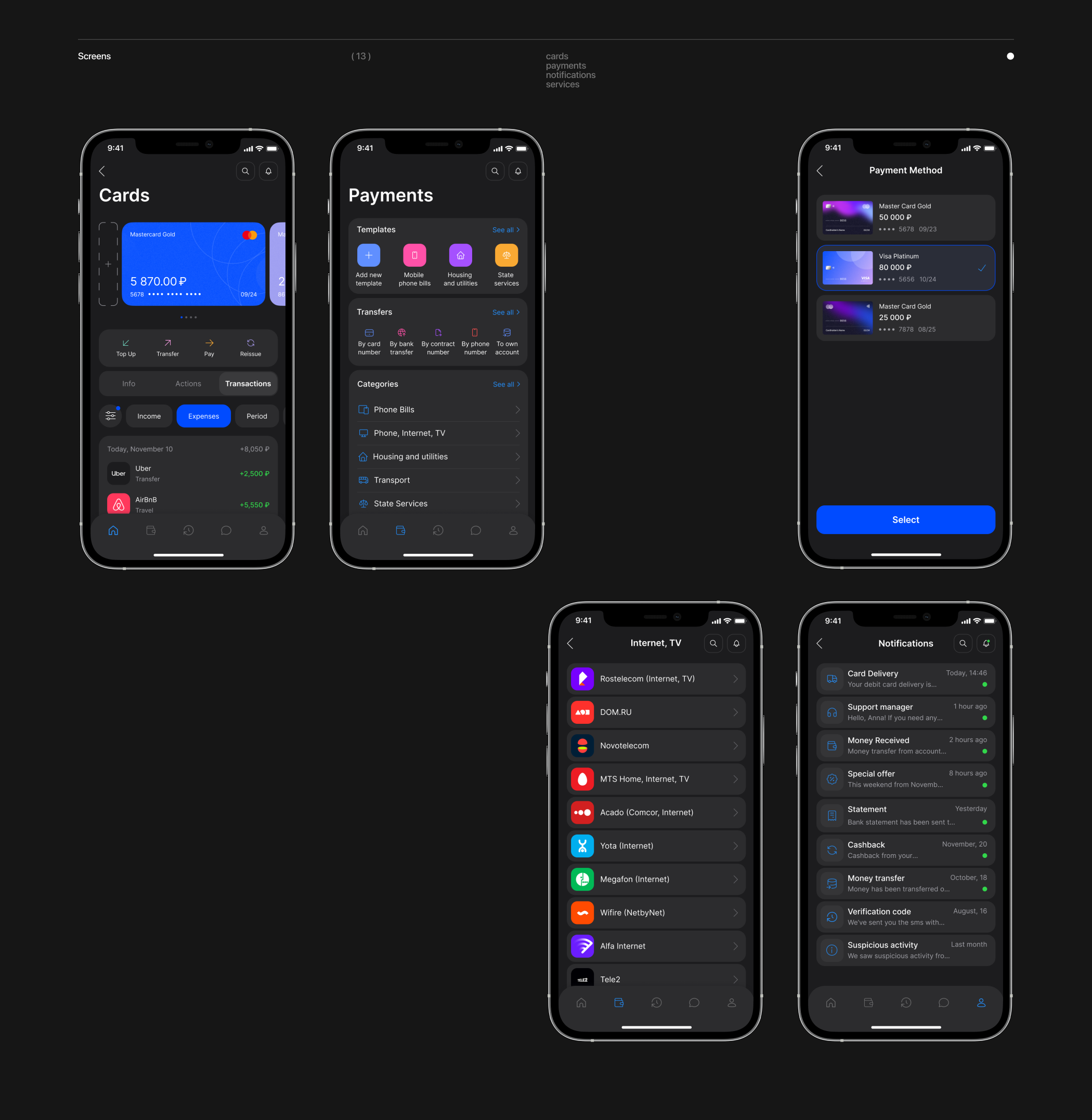 Liberty Bank — Online Banking App — Изображение №13 — Интерфейсы на Dprofile