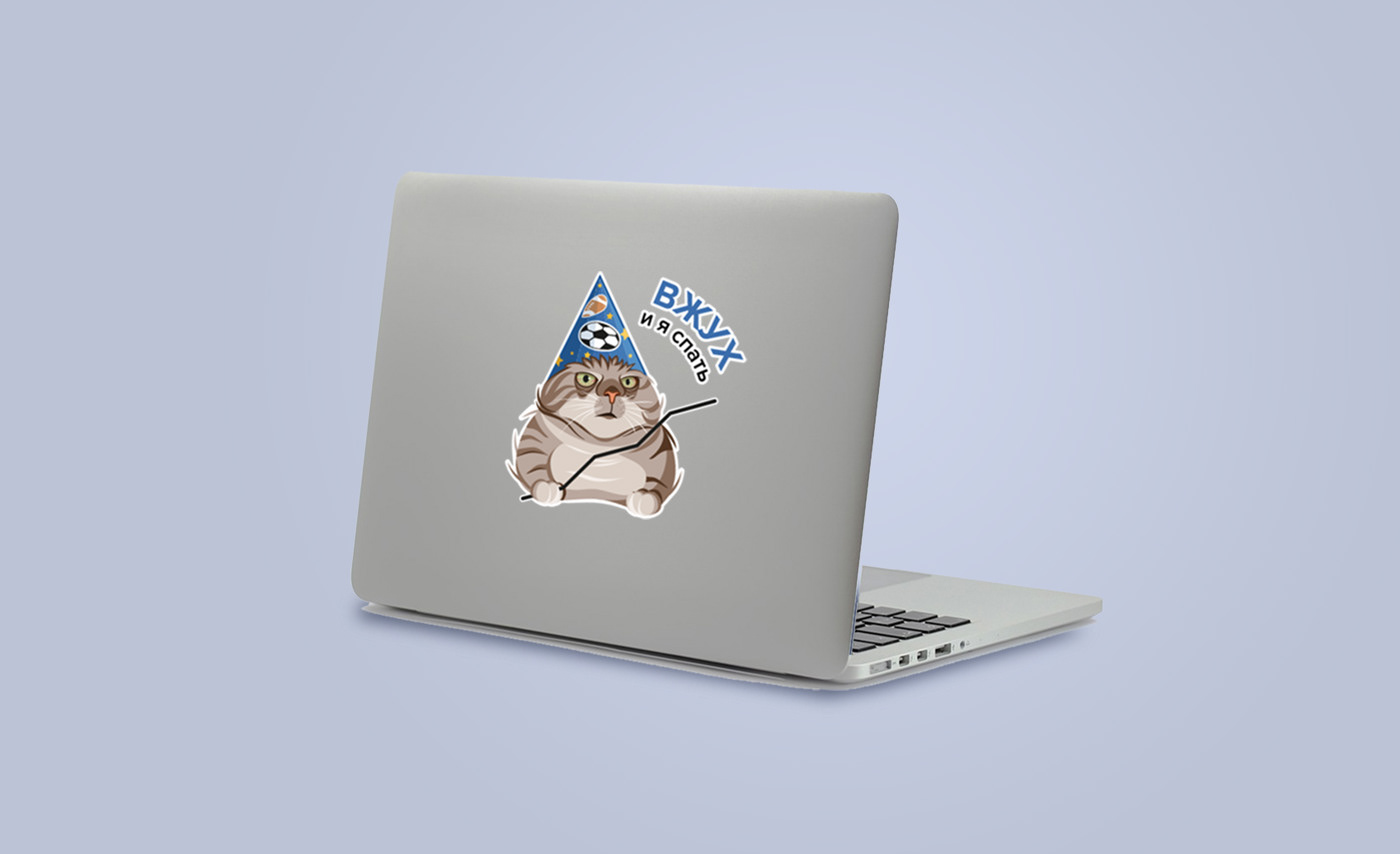 Стикерпак "Вжух" для Telegram — Изображение №4 — Иллюстрация на Dprofile