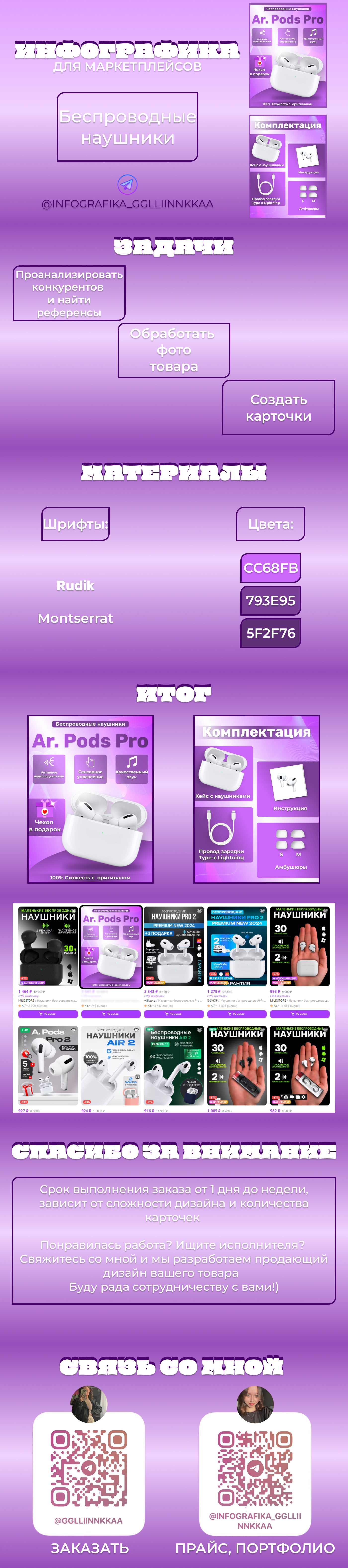 ИНФОГРАФИКА | Беспроводные наушники — Изображение №1 — Графика, Маркетинг на Dprofile