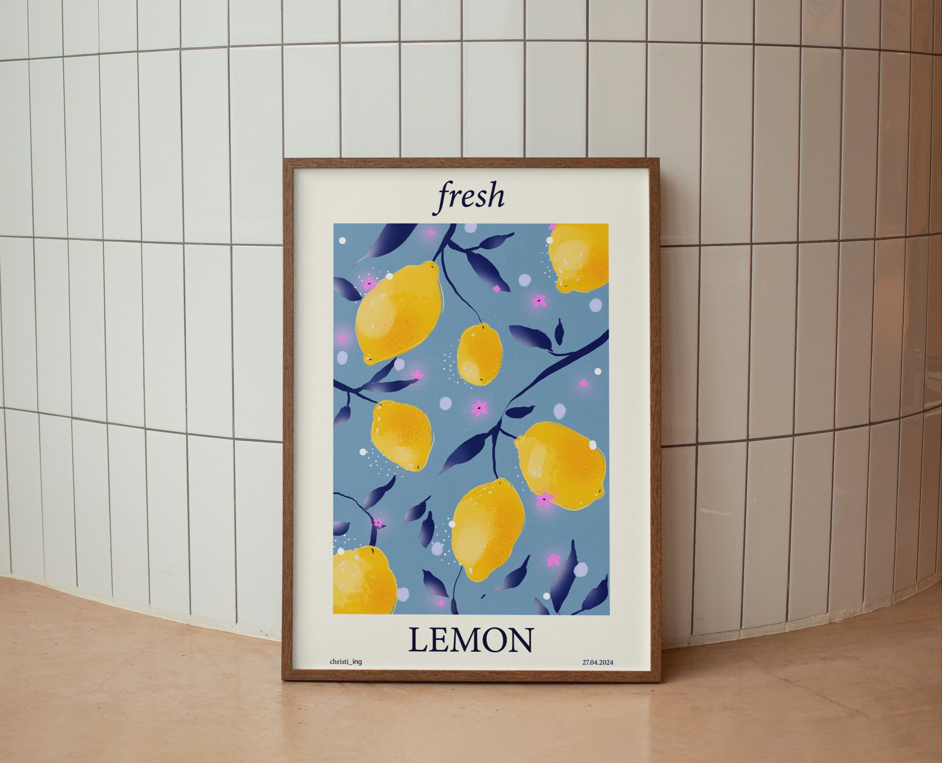 Food poster's / Фруктовые постеры — Иллюстрация, Графика на Dprofile