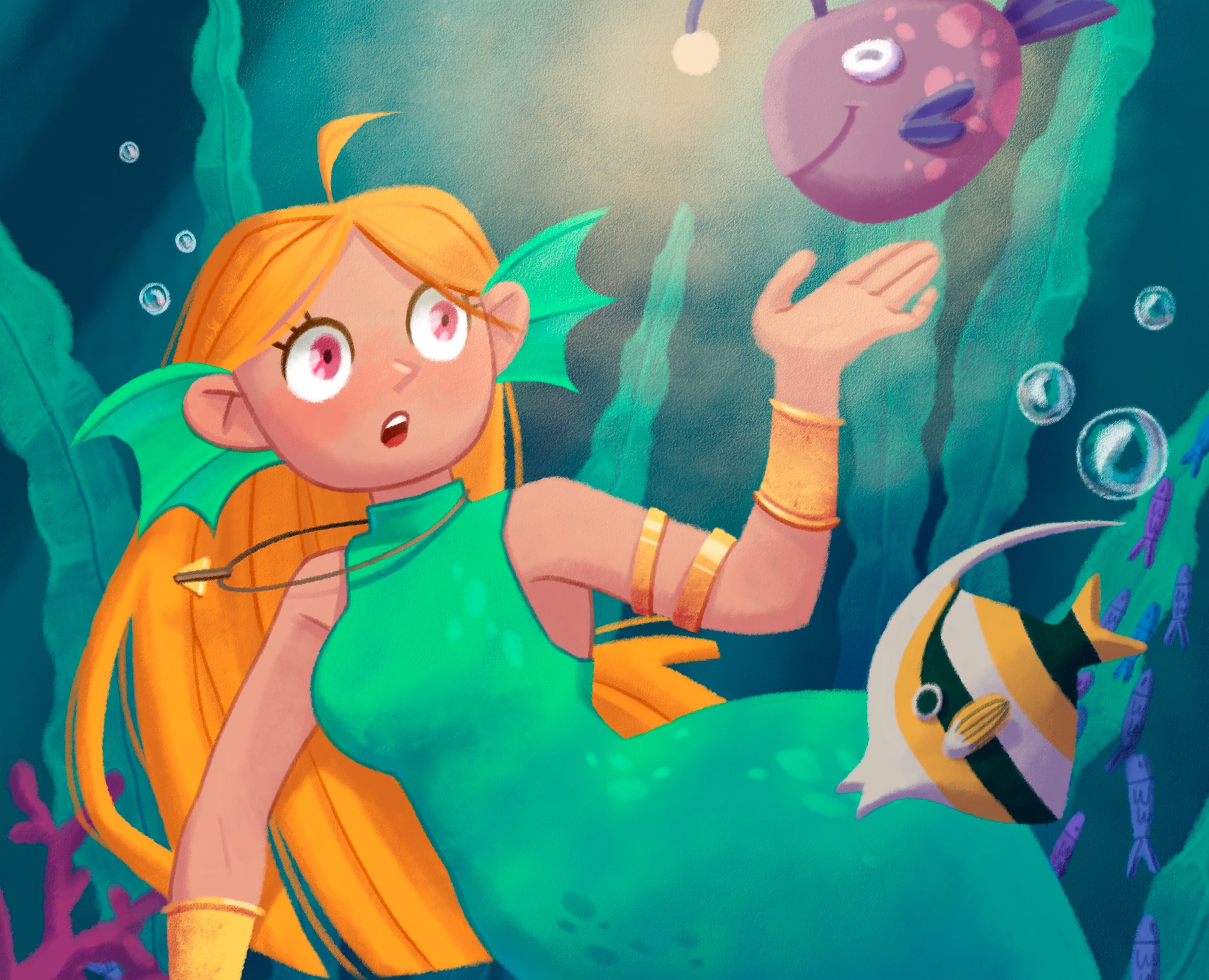 Русалки — Иллюстрация на Dprofile