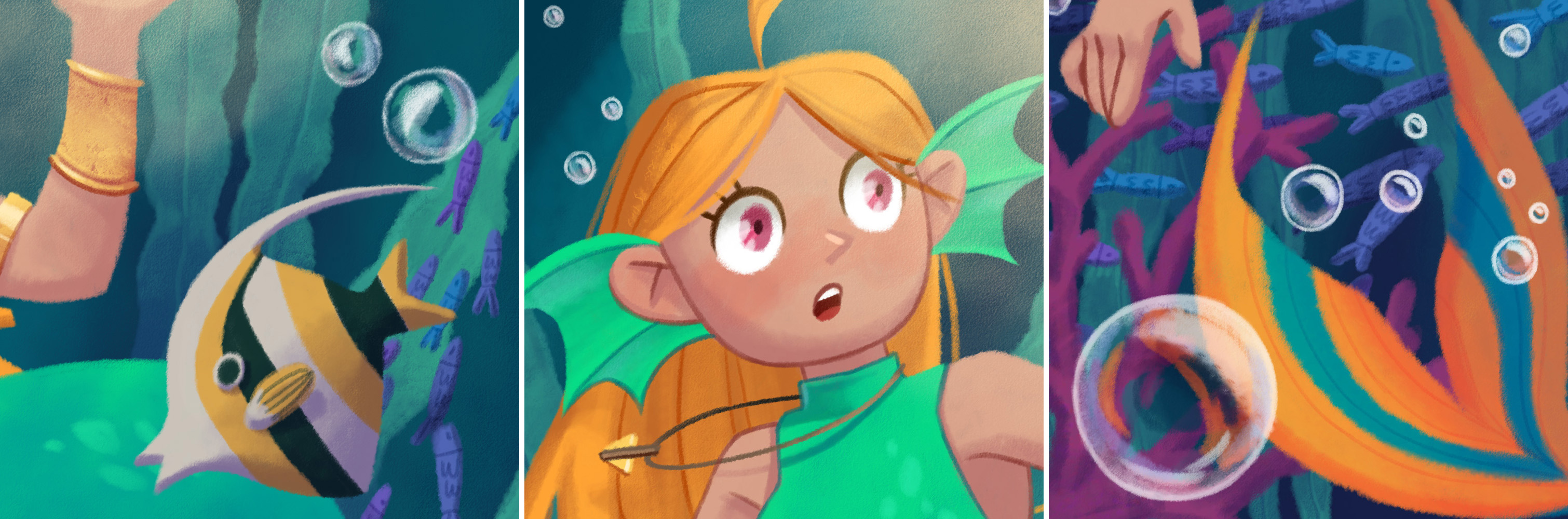 Русалки — Изображение №3 — Иллюстрация на Dprofile