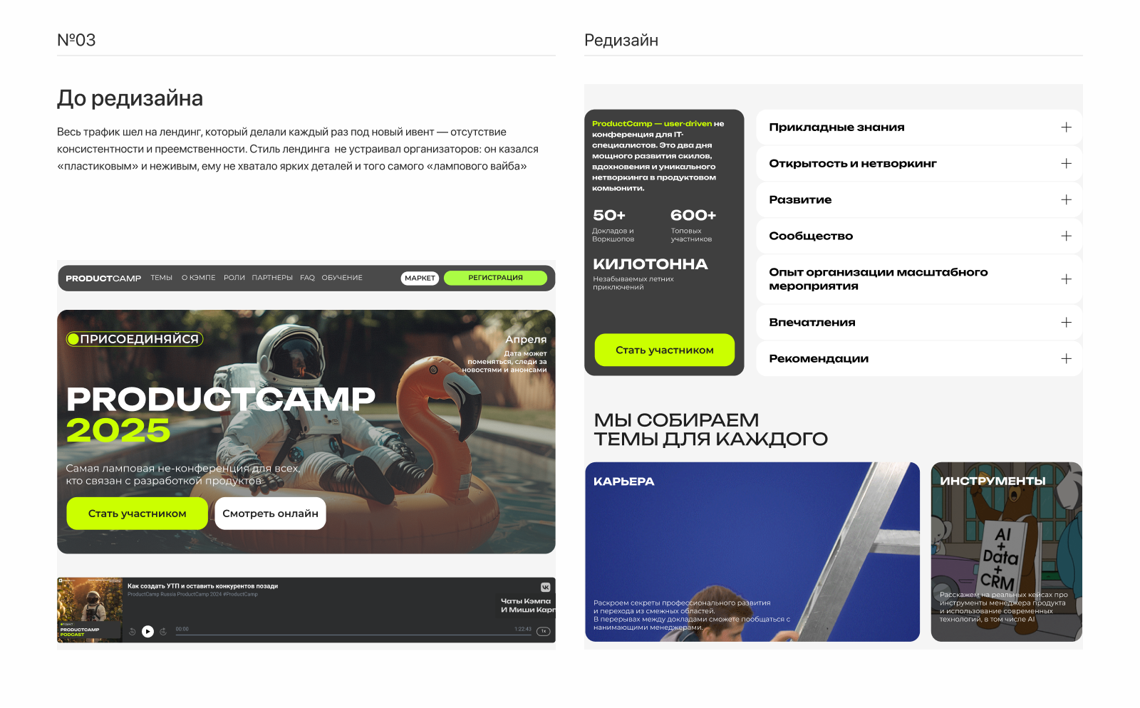 ProductCamp — Изображение №12 — Интерфейсы на Dprofile