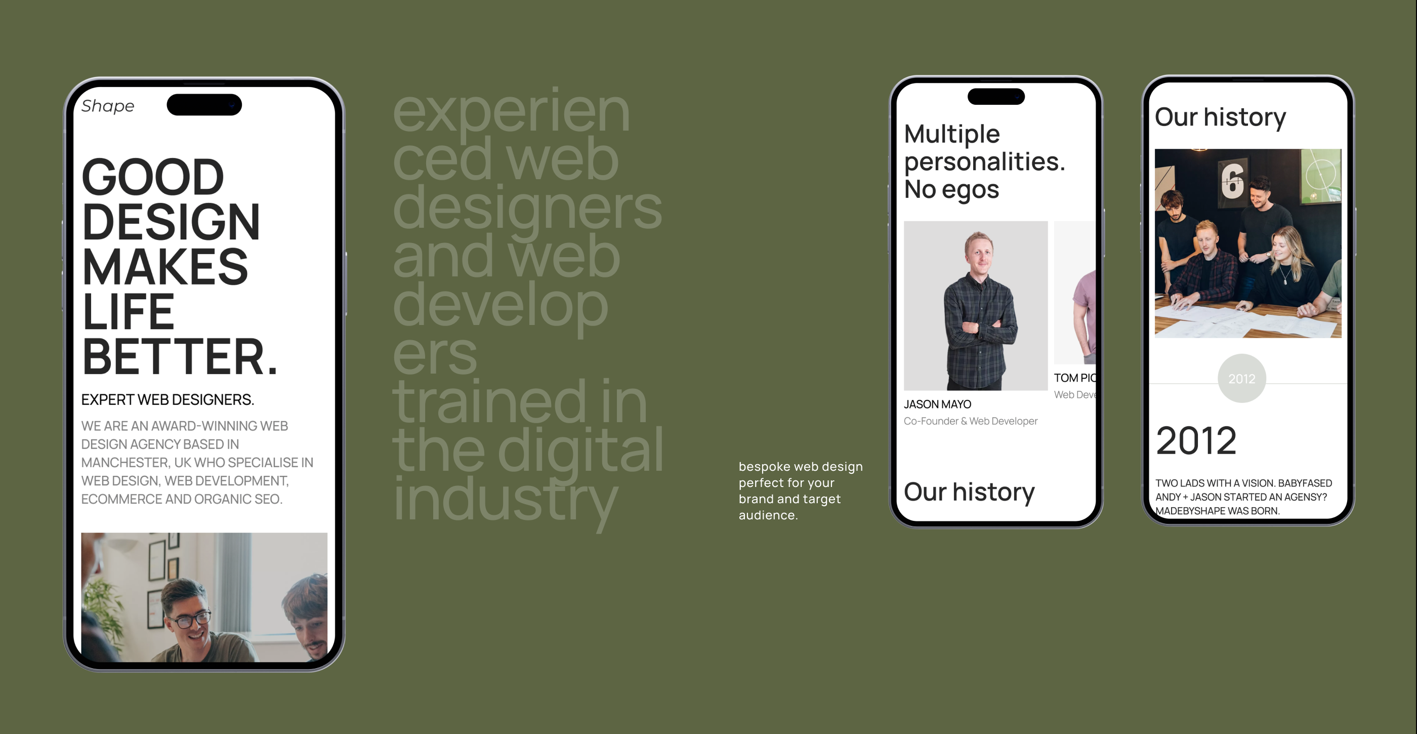 Shape studio website — Изображение №7 — Интерфейсы, Брендинг на Dprofile